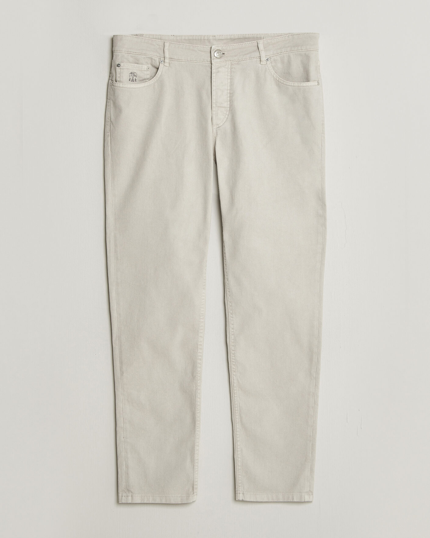 Homme | Pantalons | Brunello Cucinelli | Traditional Fit Bull Denim Pants Light Beige