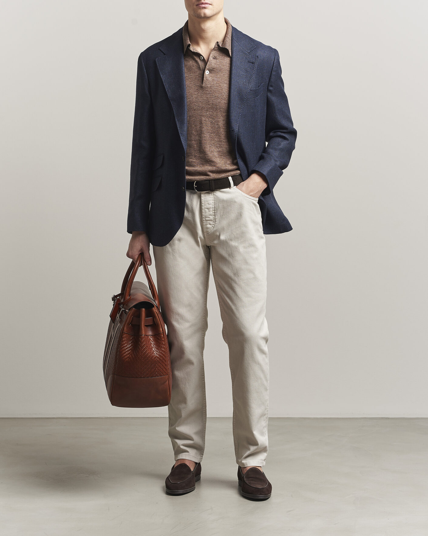 Homme | Pantalons | Brunello Cucinelli | Traditional Fit Bull Denim Pants Light Beige