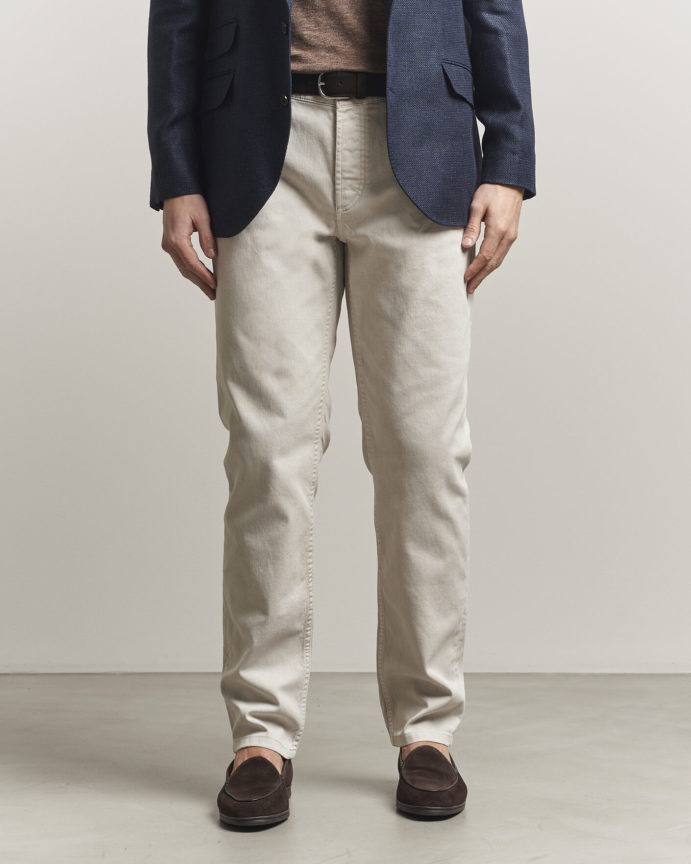 Homme | Pantalons | Brunello Cucinelli | Traditional Fit Bull Denim Pants Light Beige