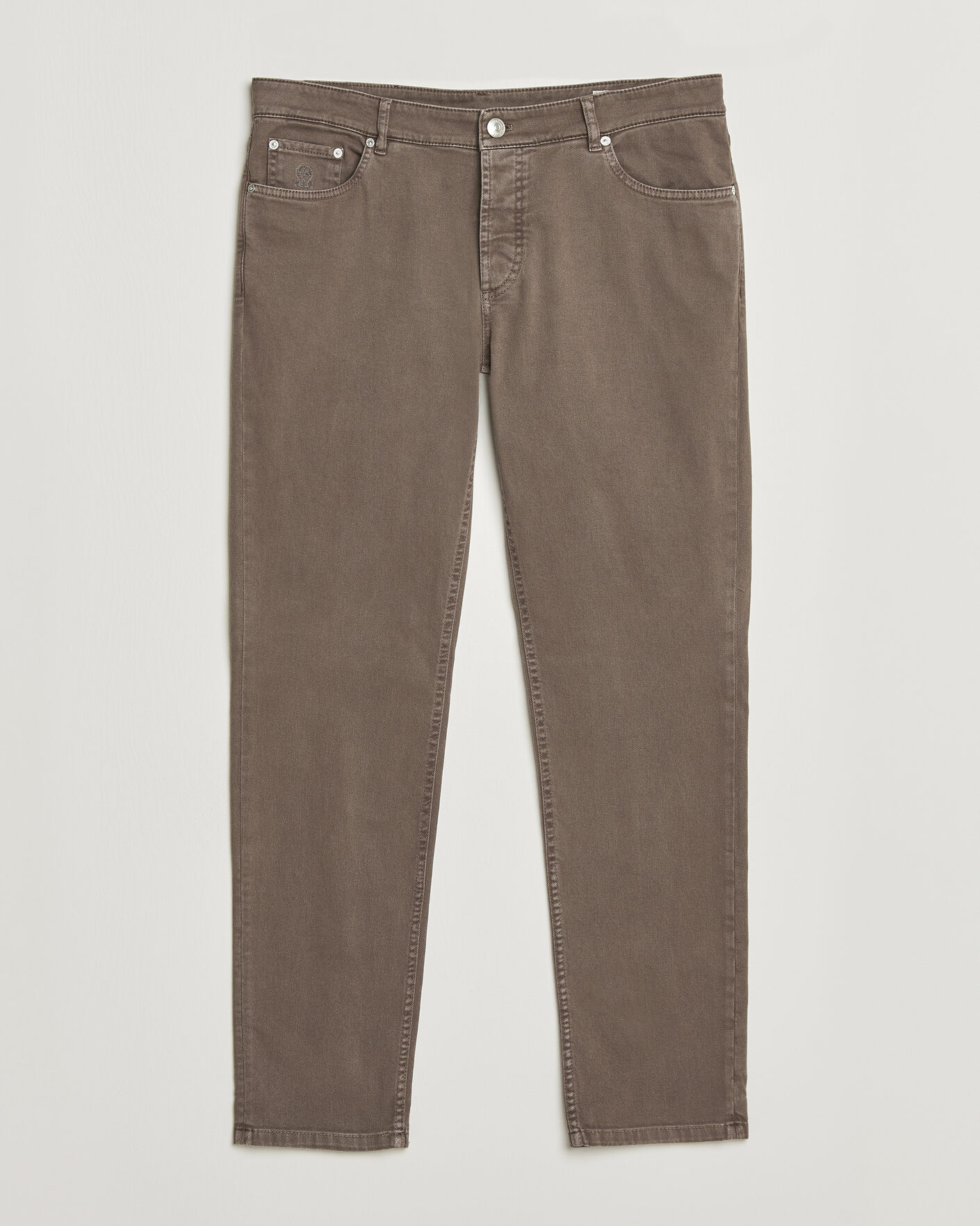Homme | Pantalons | Brunello Cucinelli | Traditional Fit Bull Denim Pants Dark Brown