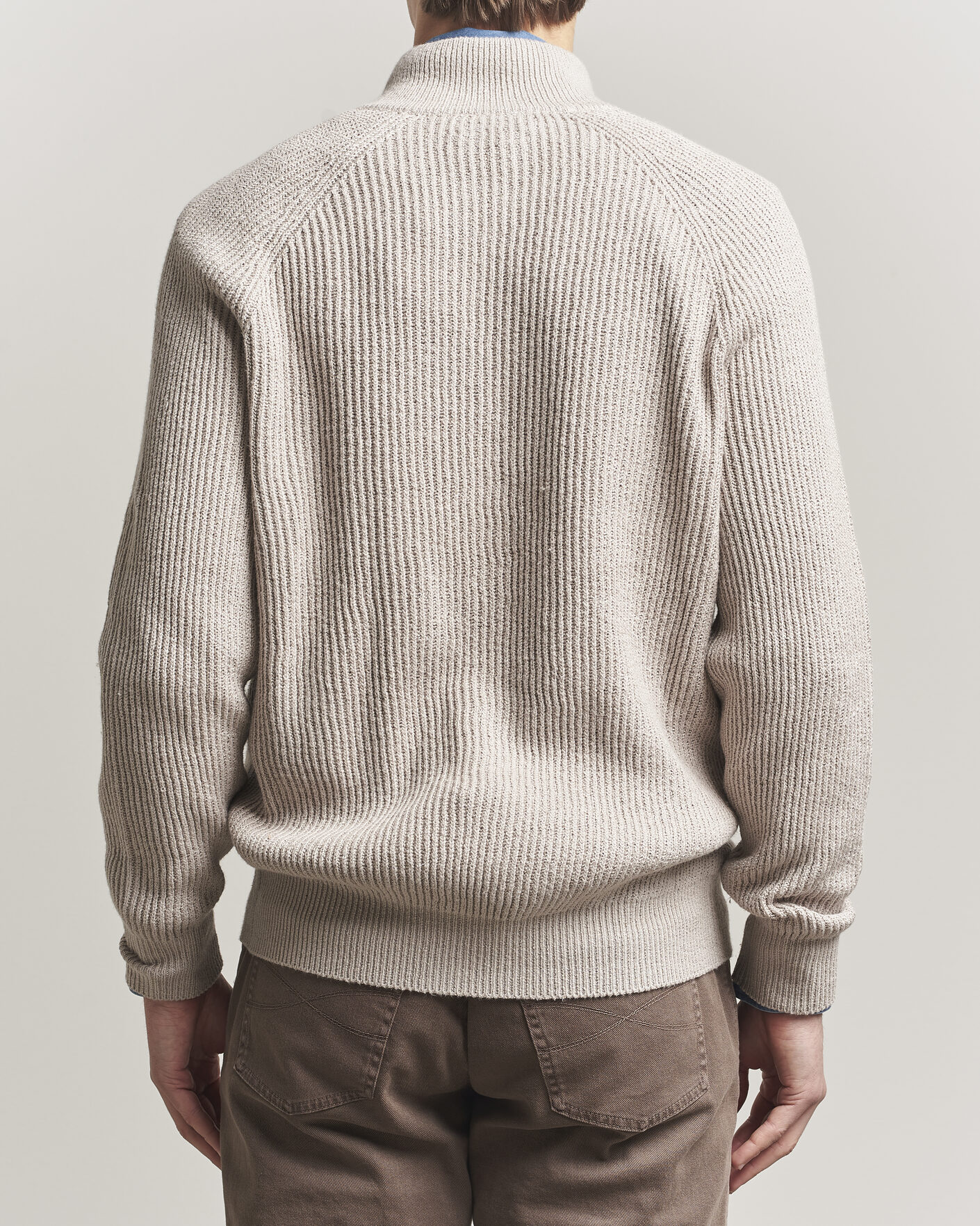 Homme | Pulls Et Tricots | Brunello Cucinelli | Heavy Cotton Rib Zip Cardigan Beige