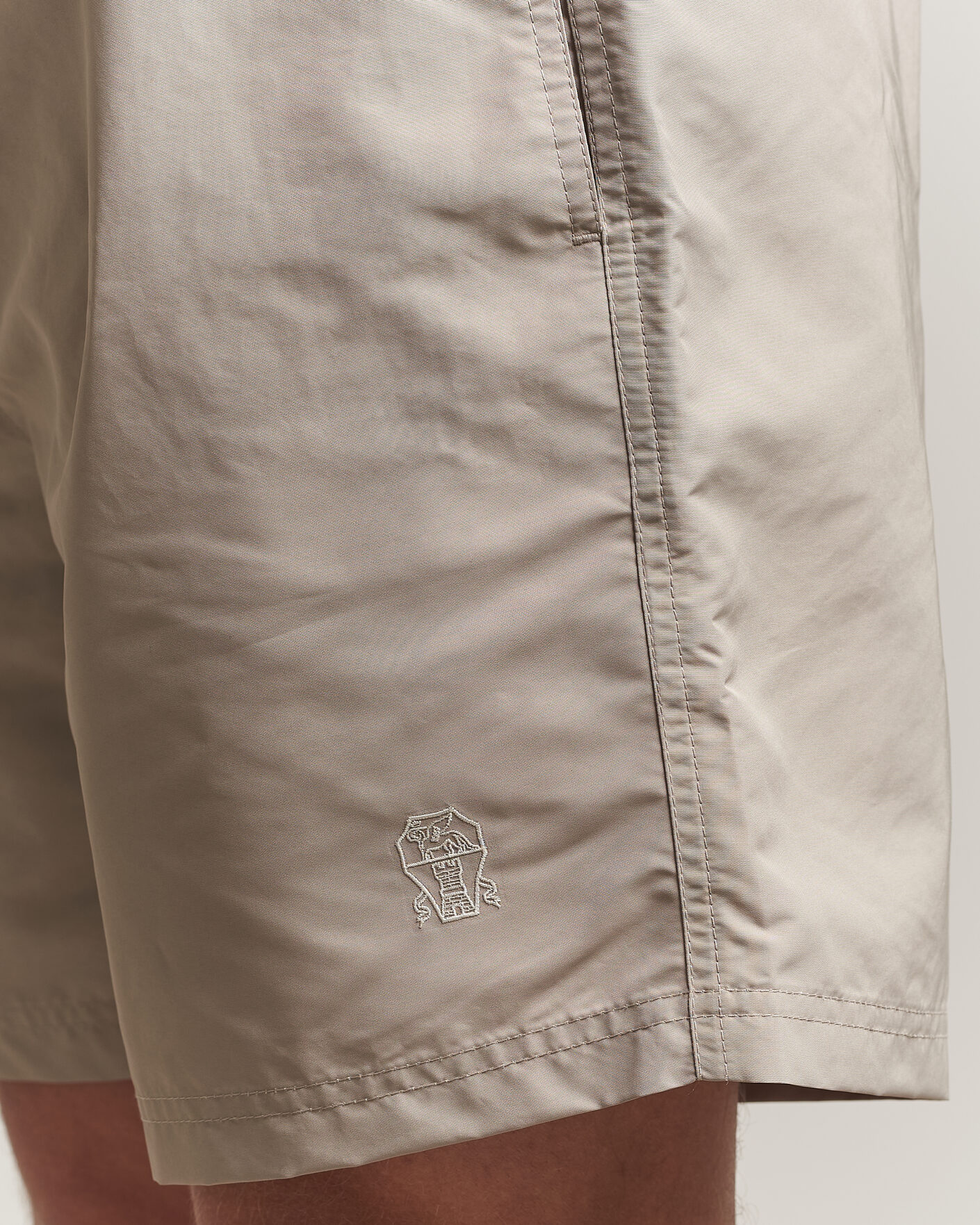 Homme | Maillots De Bain | Brunello Cucinelli | Nylon Swim Trunks Beige