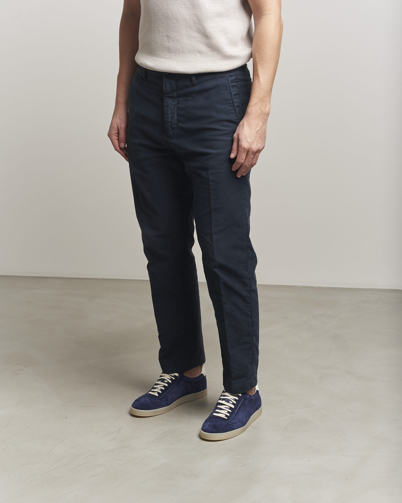 Homme | Baskets | Brunello Cucinelli | Low Top Sneakers Navy Suede