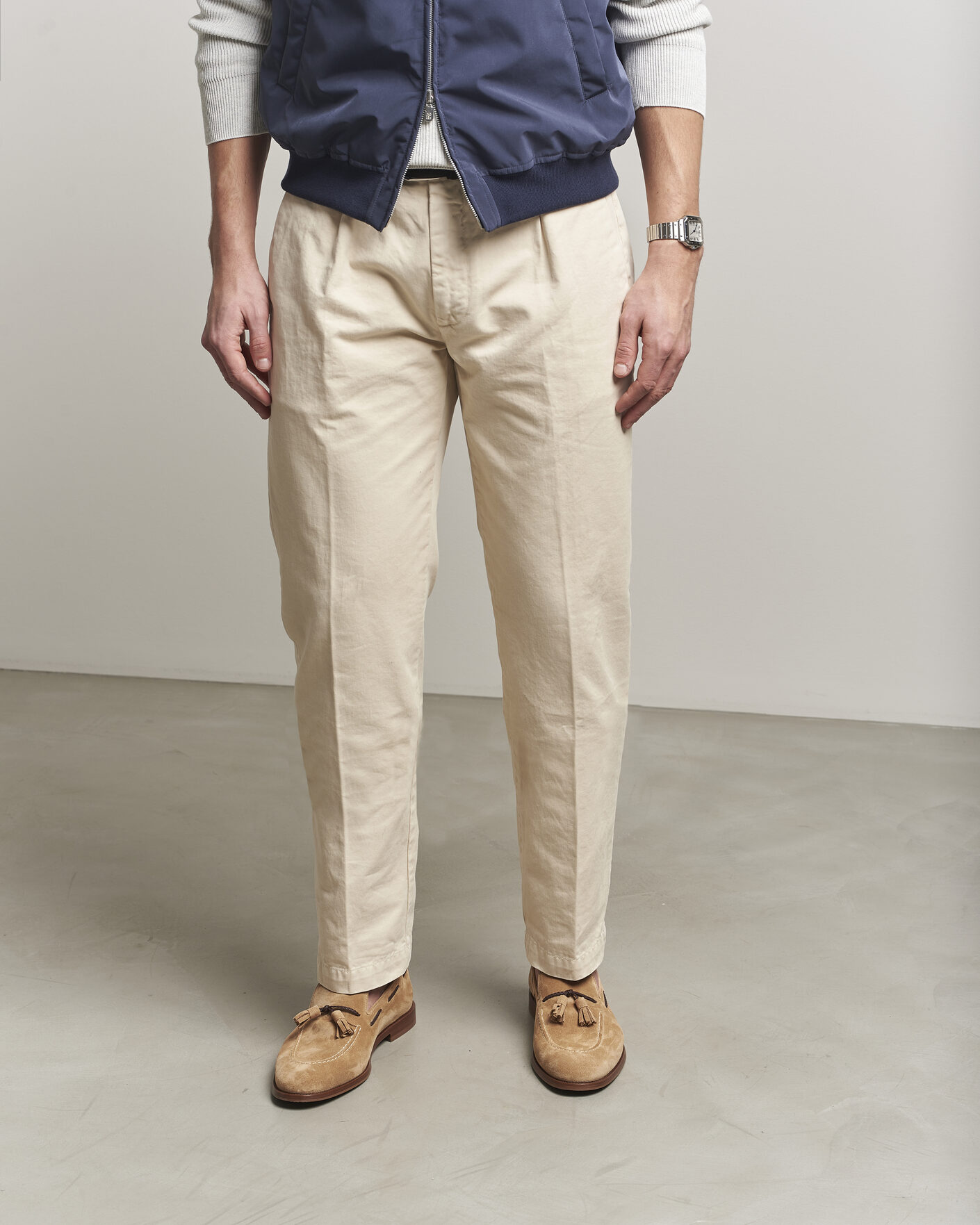 Homme | Loafers | Brunello Cucinelli | Tassel Loafers Siena Brown Suede