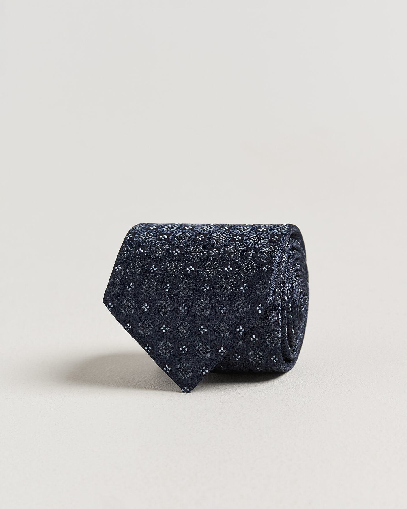 Homme | Cravates | Brunello Cucinelli | Jacquard Silk Tie Navy