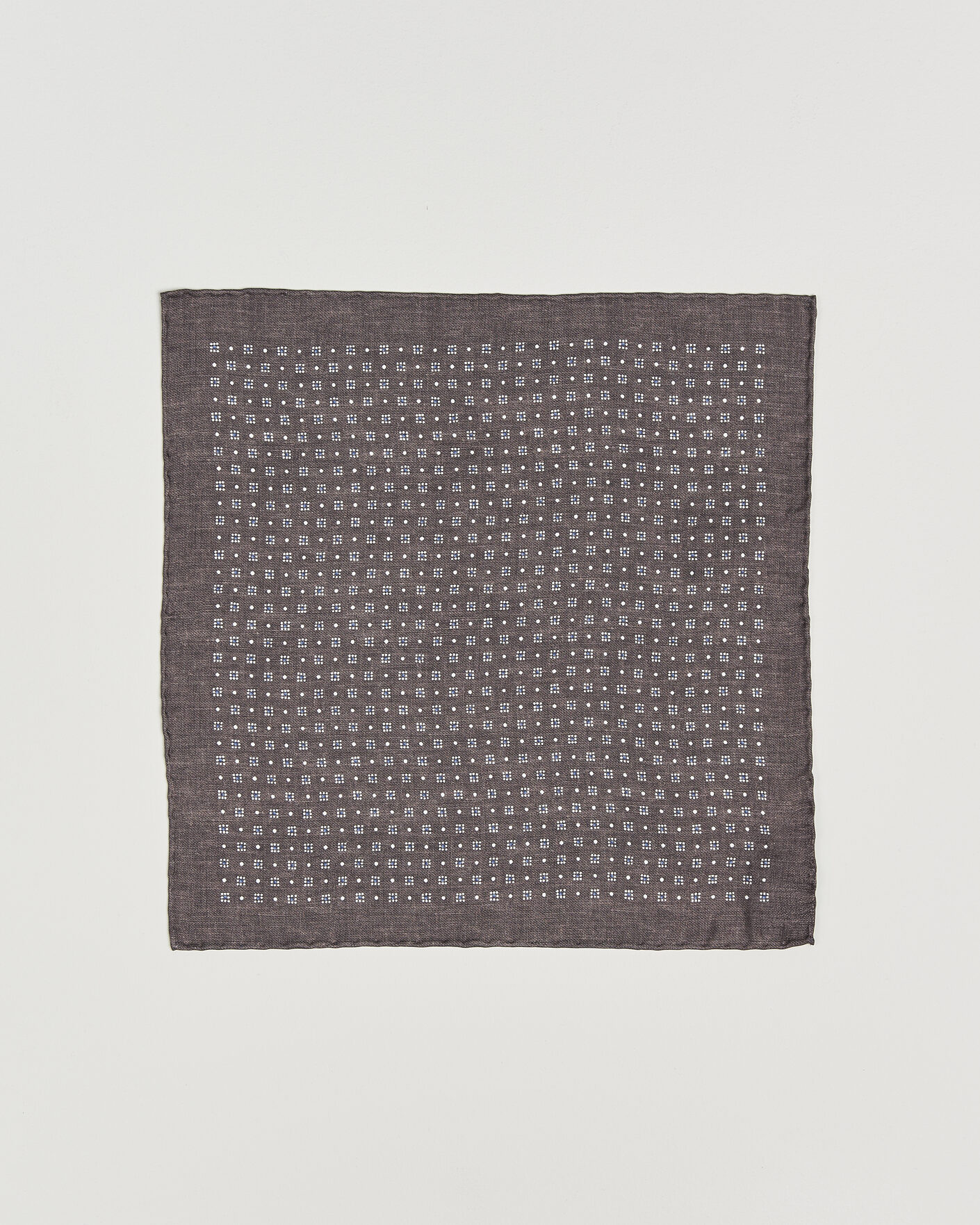 Homme | Pochettes De Costume | Brunello Cucinelli | Printed Silk Pocket Square Brown