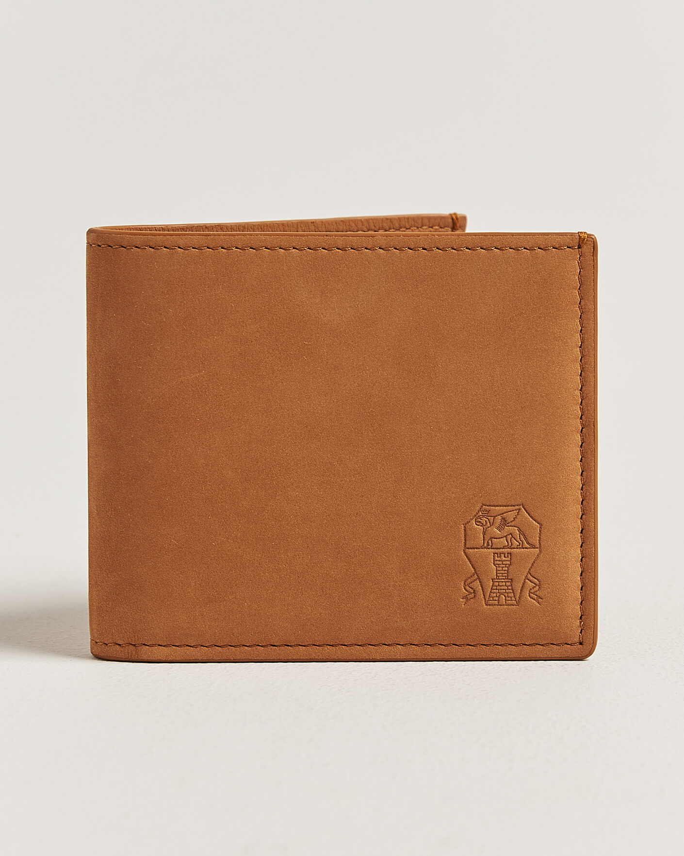 Homme | Portefeuilles | Brunello Cucinelli | Nubuck Leather Wallet Cognac