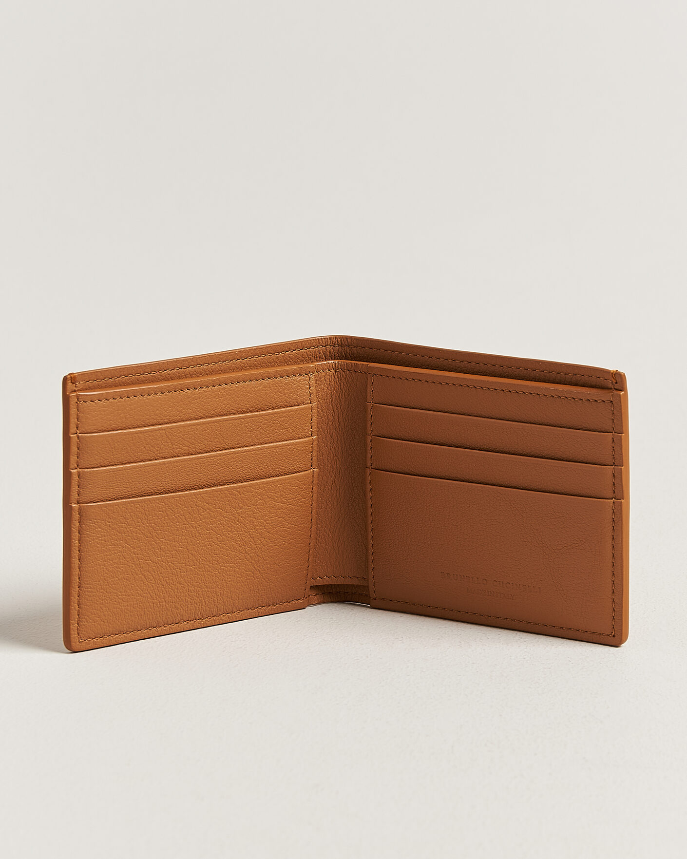 Homme | Portefeuilles | Brunello Cucinelli | Nubuck Leather Wallet Cognac