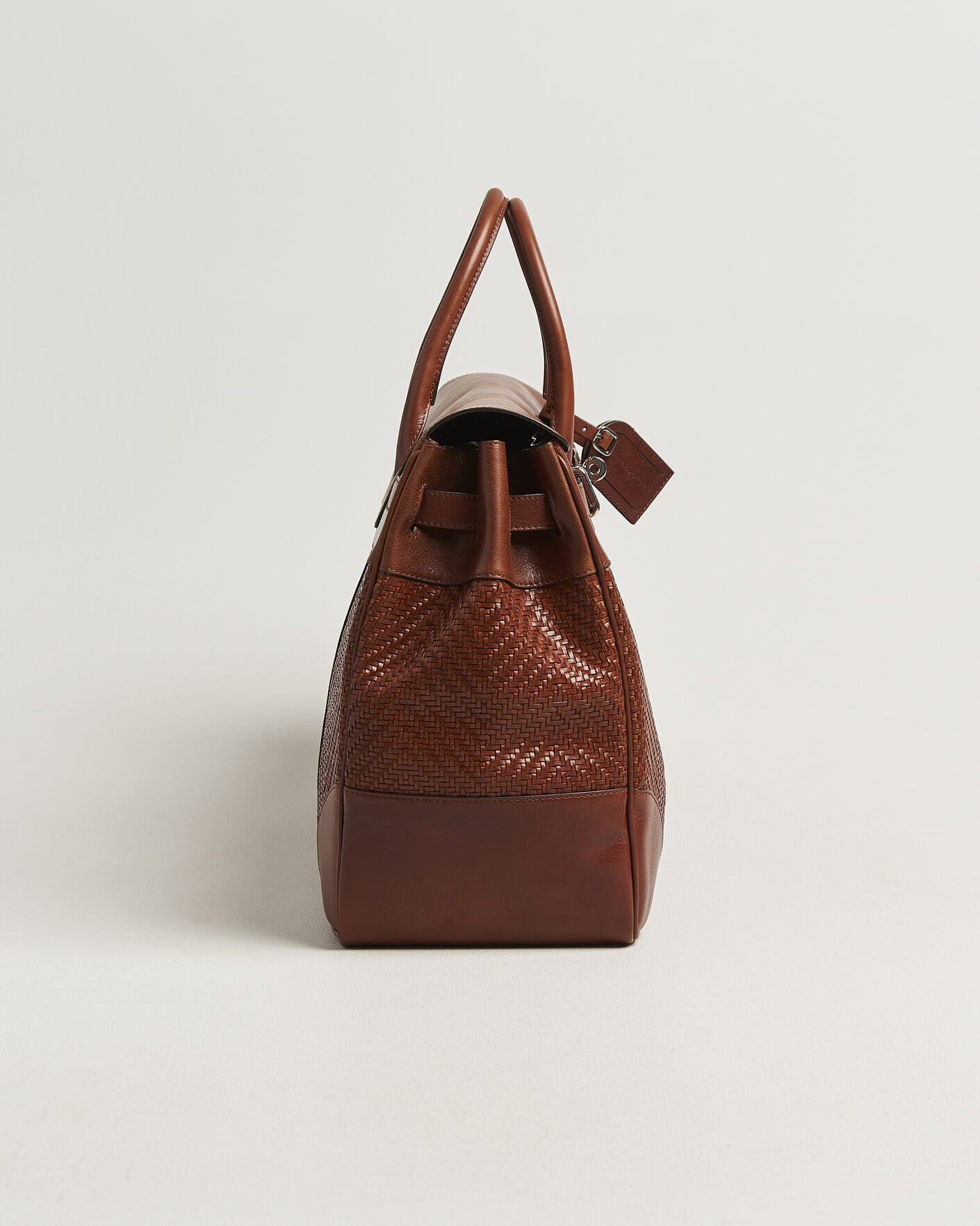 Homme | Sacs | Brunello Cucinelli | Woven Leather Duffle Bag Burnished Calf