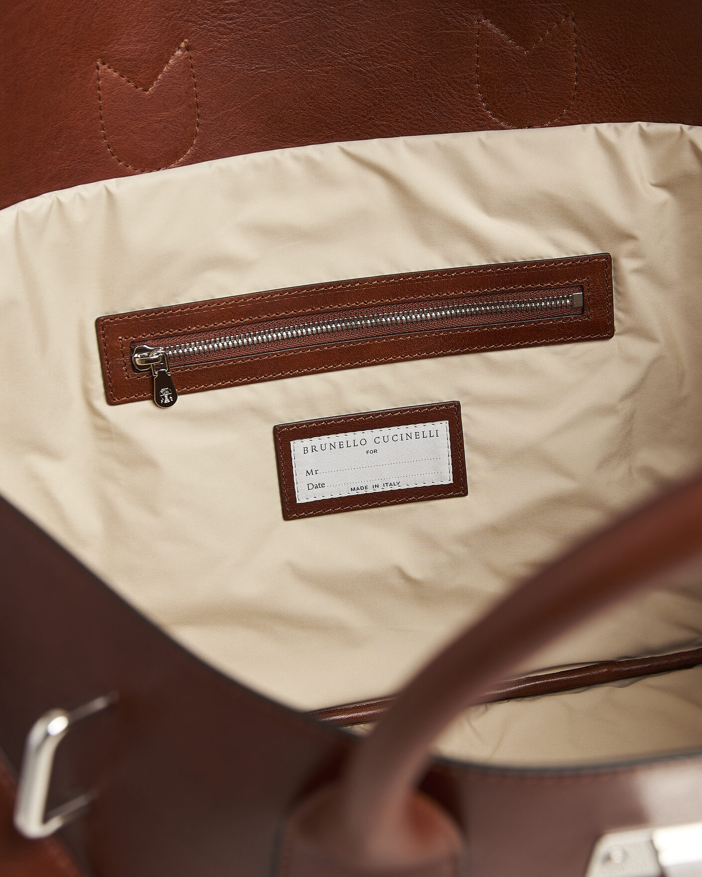 Homme | Sacs | Brunello Cucinelli | Woven Leather Duffle Bag Burnished Calf