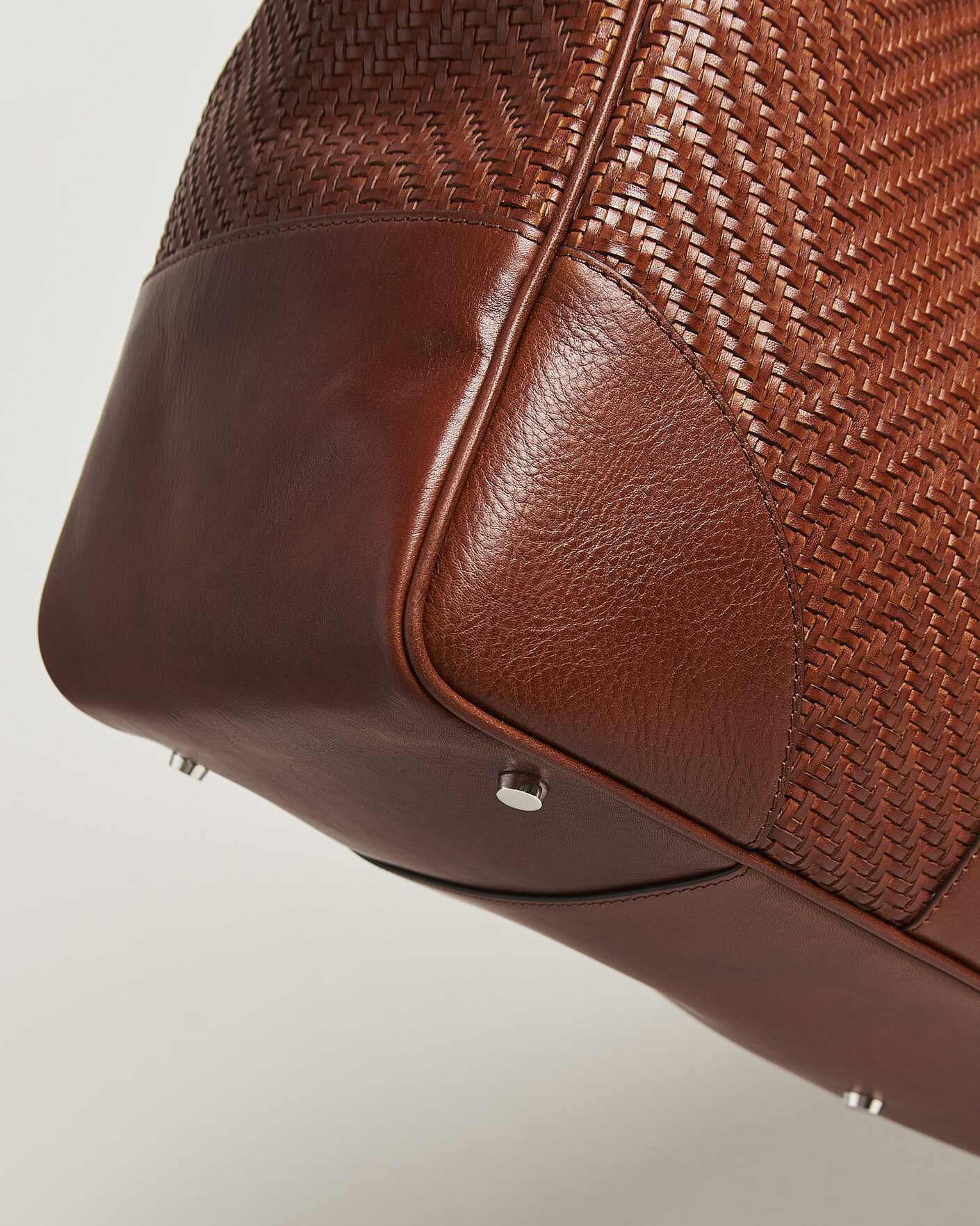 Homme | Sacs | Brunello Cucinelli | Woven Leather Duffle Bag Burnished Calf