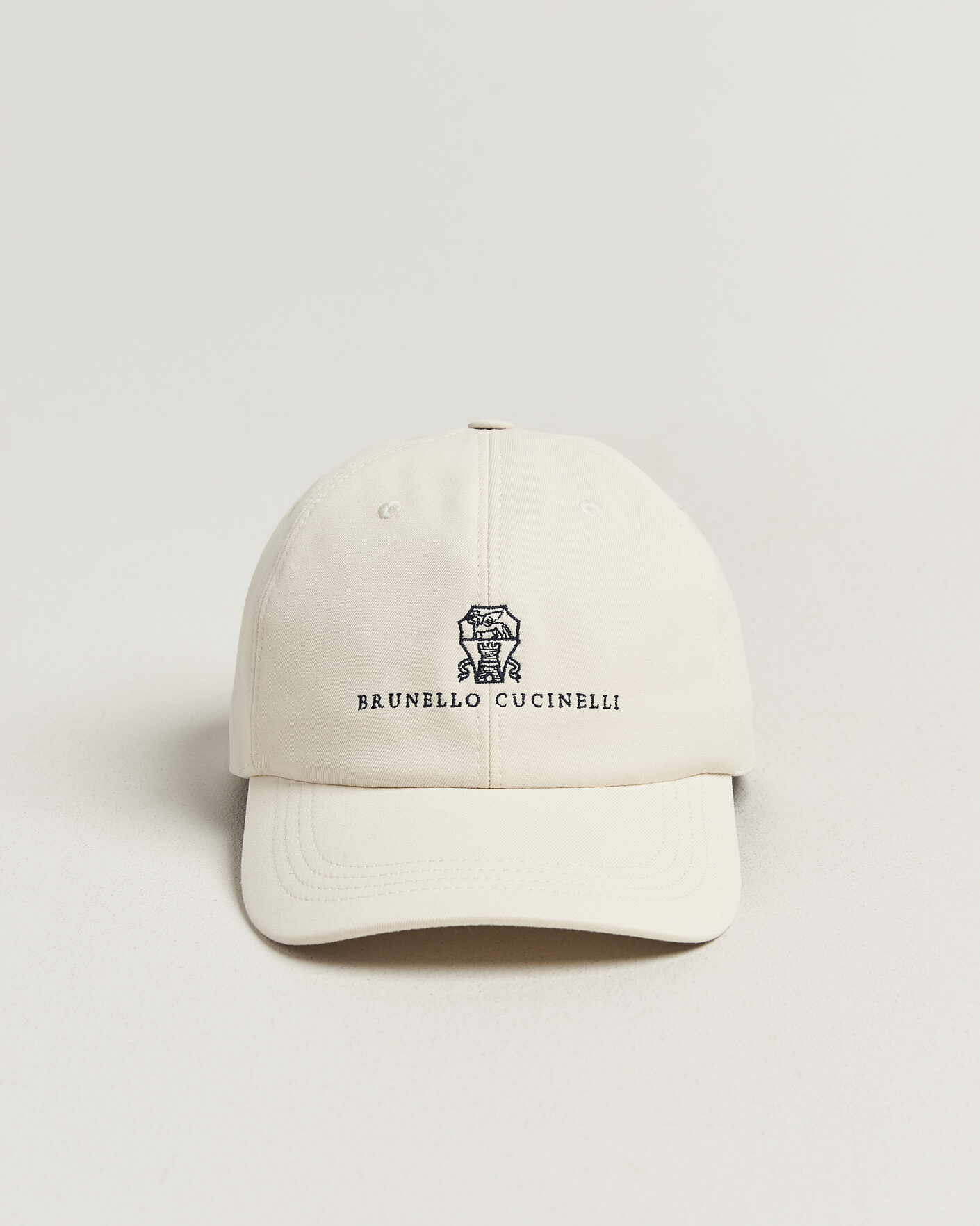 Homme | Bobs Et Casquettes | Brunello Cucinelli | Twill Cotton Baseball Cap Off White