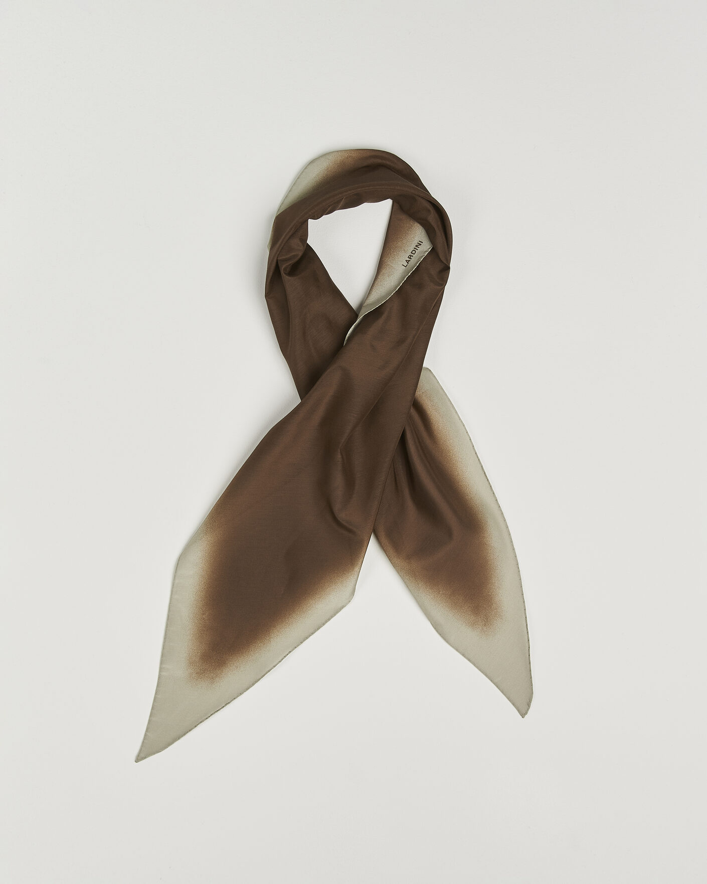 Homme | Écharpes | Lardini | Cotton/Silk Scarf Brown