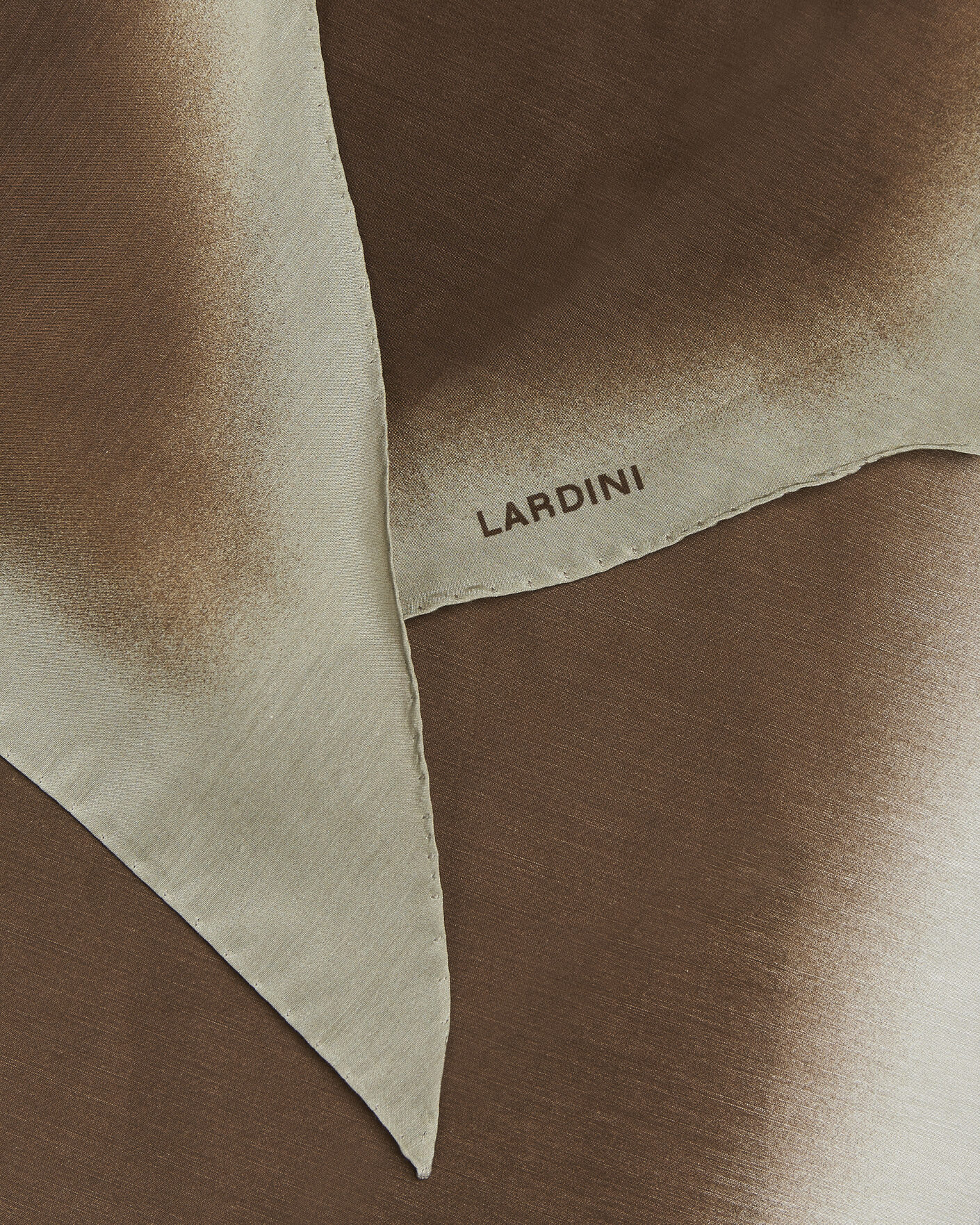 Homme | Écharpes | Lardini | Cotton/Silk Scarf Brown