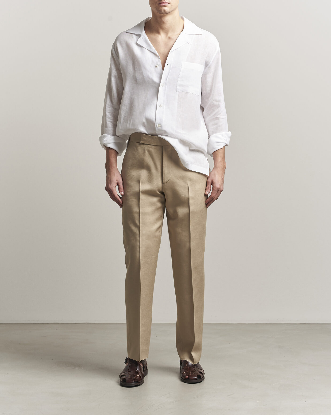 Homme | Chemises | Lardini | Paul Linen Resort Shirt White