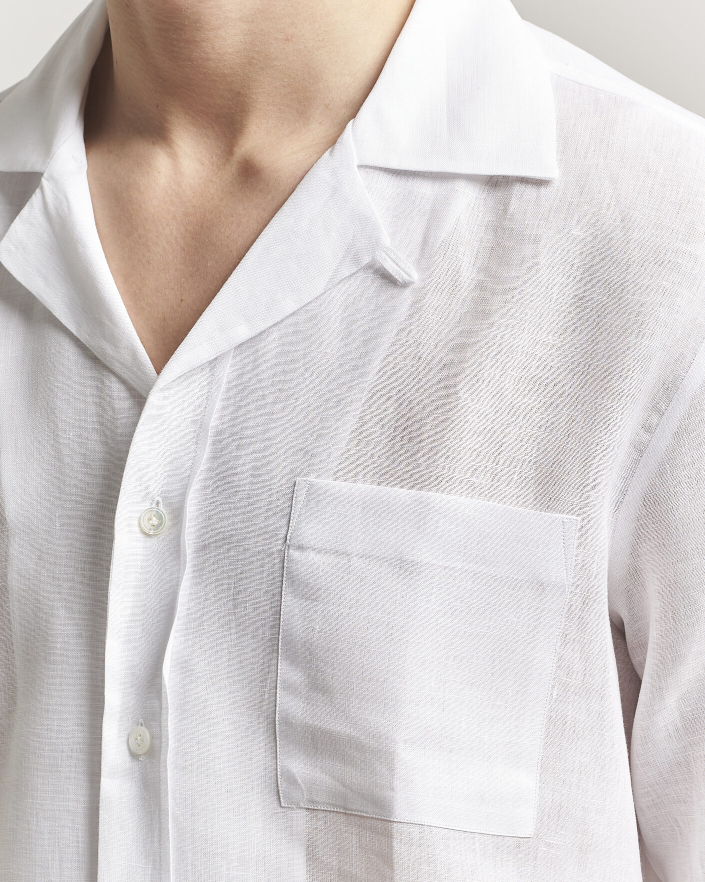 Homme | Chemises | Lardini | Paul Linen Resort Shirt White