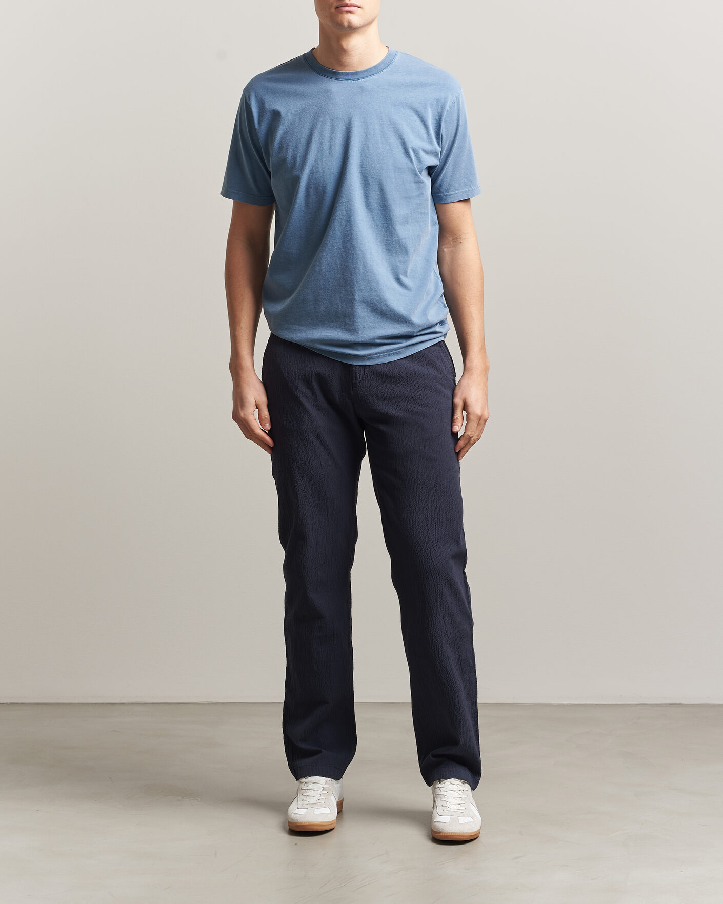 Homme | T-shirts | Colorful Standard | Classic Organic T-Shirt Faded Indigo