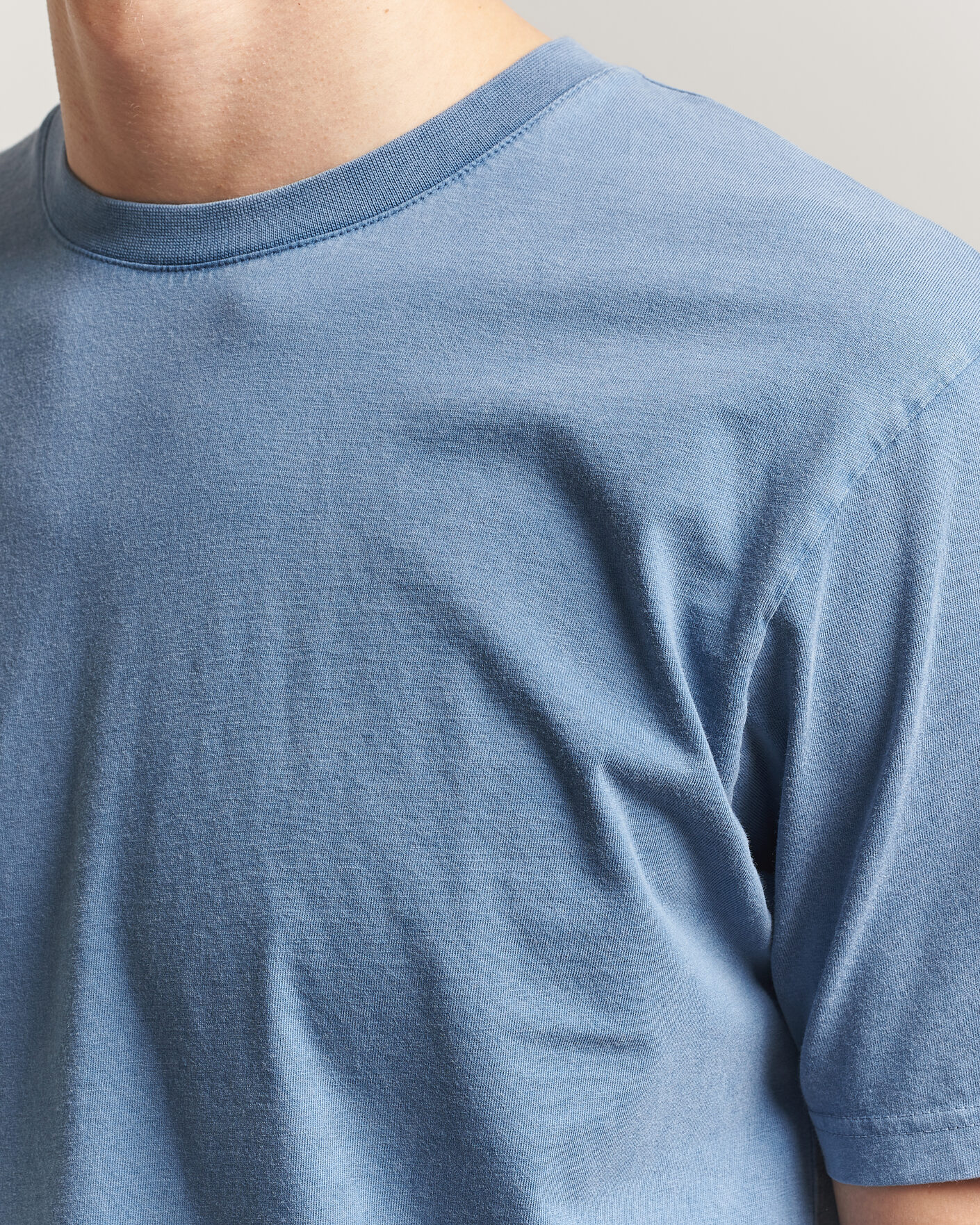 Homme | T-shirts | Colorful Standard | Classic Organic T-Shirt Faded Indigo
