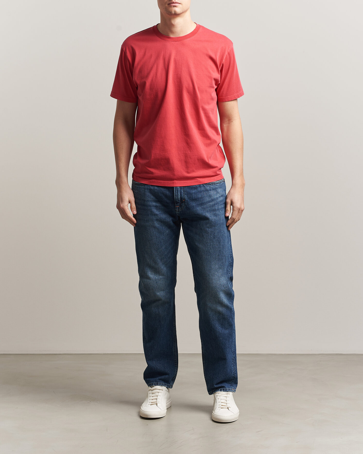 Homme | T-shirts | Colorful Standard | Classic Organic T-Shirt Faded Red