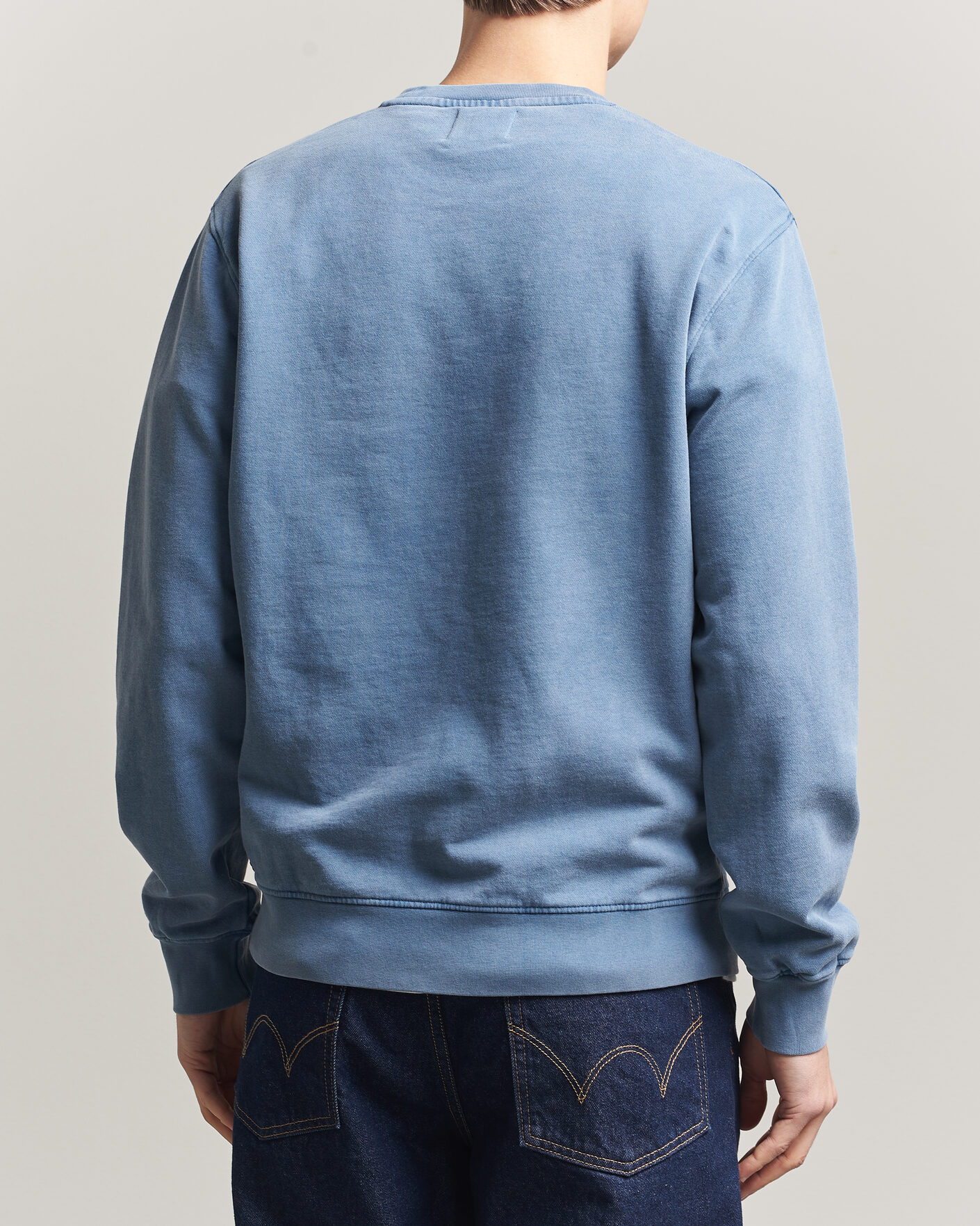 Homme | Pulls Et Tricots | Colorful Standard | Classic Organic Crew Neck Sweat Faded Indigo