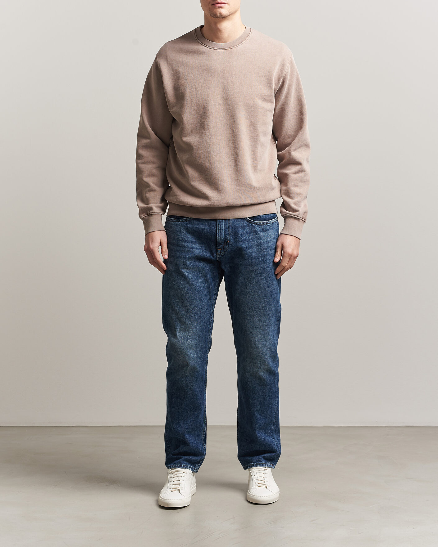 Homme | Pulls Et Tricots | Colorful Standard | Classic Organic Crew Neck Sweat Faded Khaki