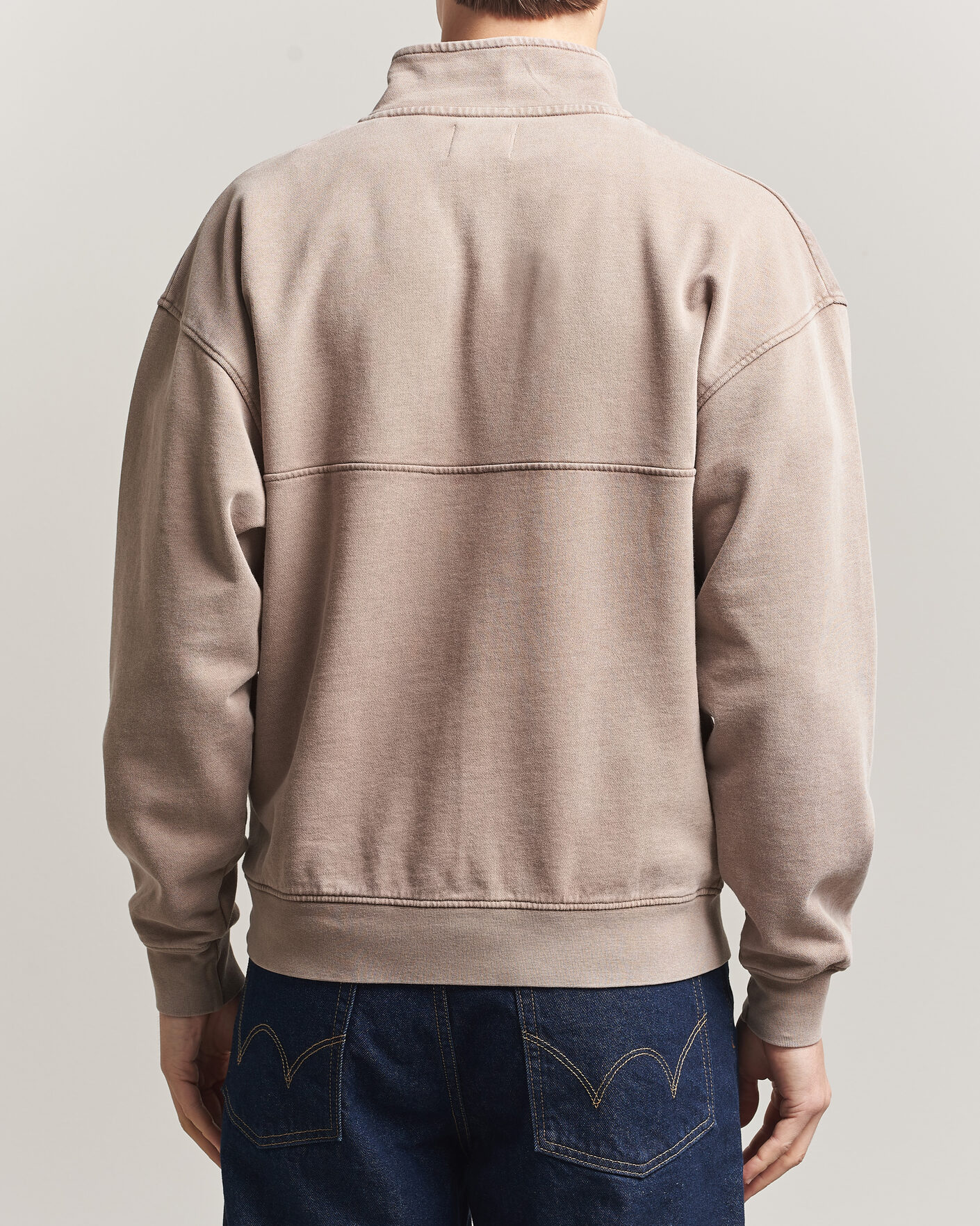 Homme | Pulls Et Tricots | Colorful Standard | Classic Organic Half-Zip Faded Khaki