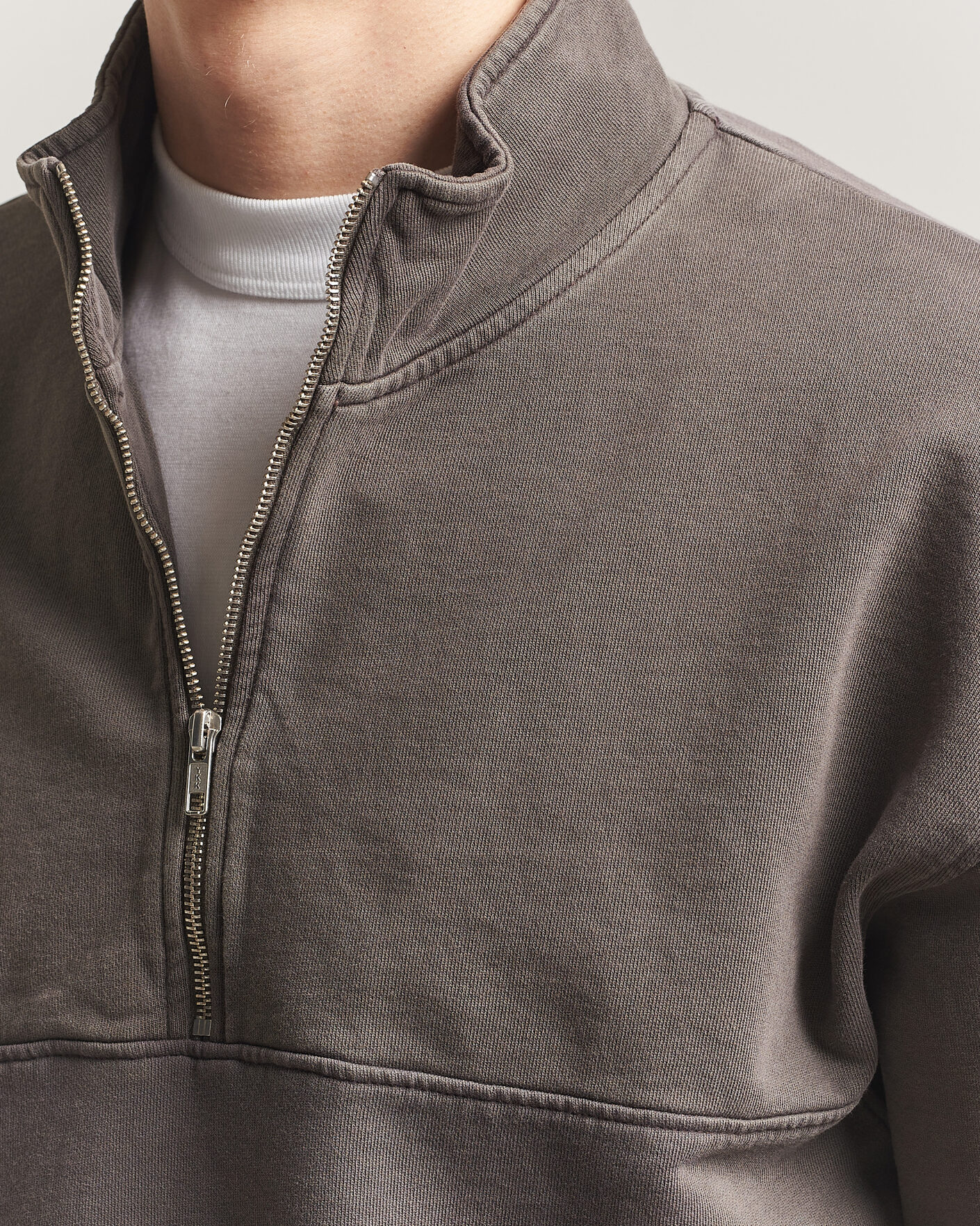Homme | Pulls Et Tricots | Colorful Standard | Classic Organic Half-Zip Faded Mud