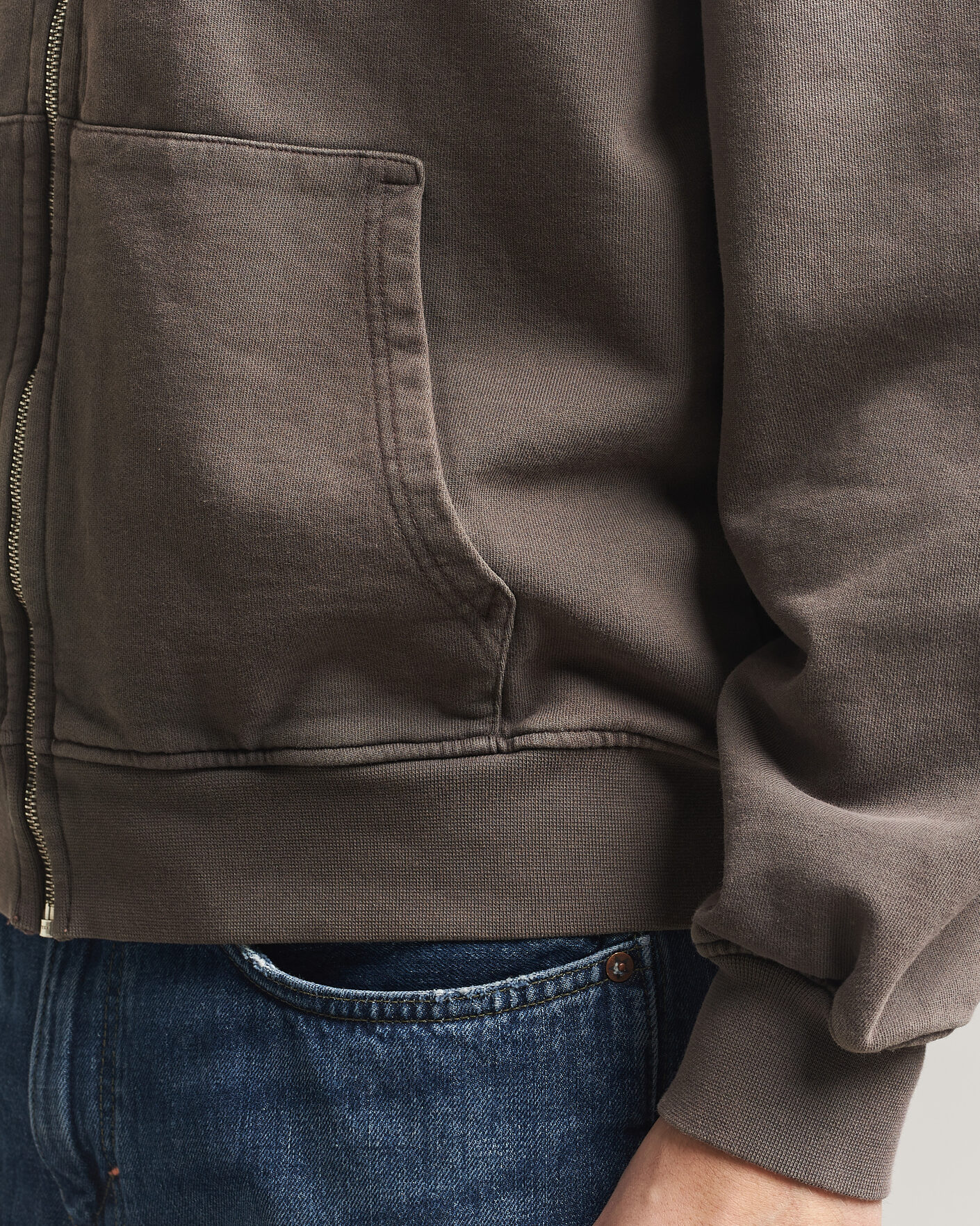 Homme | Pulls Et Tricots | Colorful Standard | Classic Organic Full Zip Hoodie Faded Mud