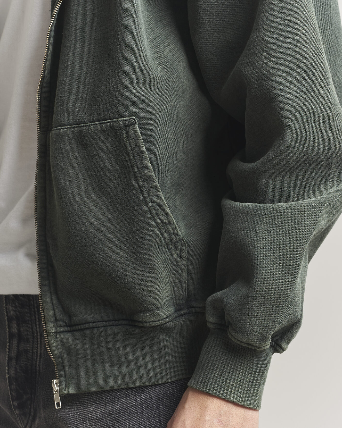 Homme | Pulls Et Tricots | Colorful Standard | Classic Organic Full Zip Hoodie Midnight Forest