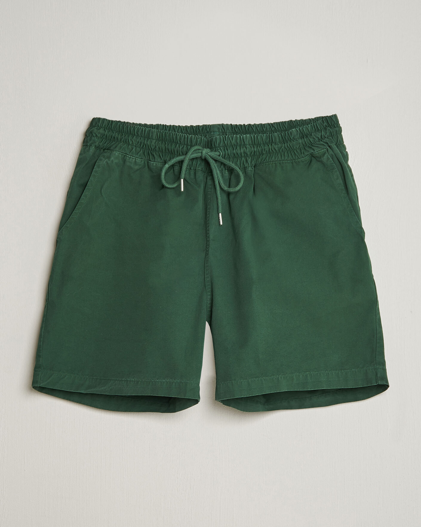 Homme | Shorts | Colorful Standard | Classic Organic Twill Drawstring Shorts Emerald Green