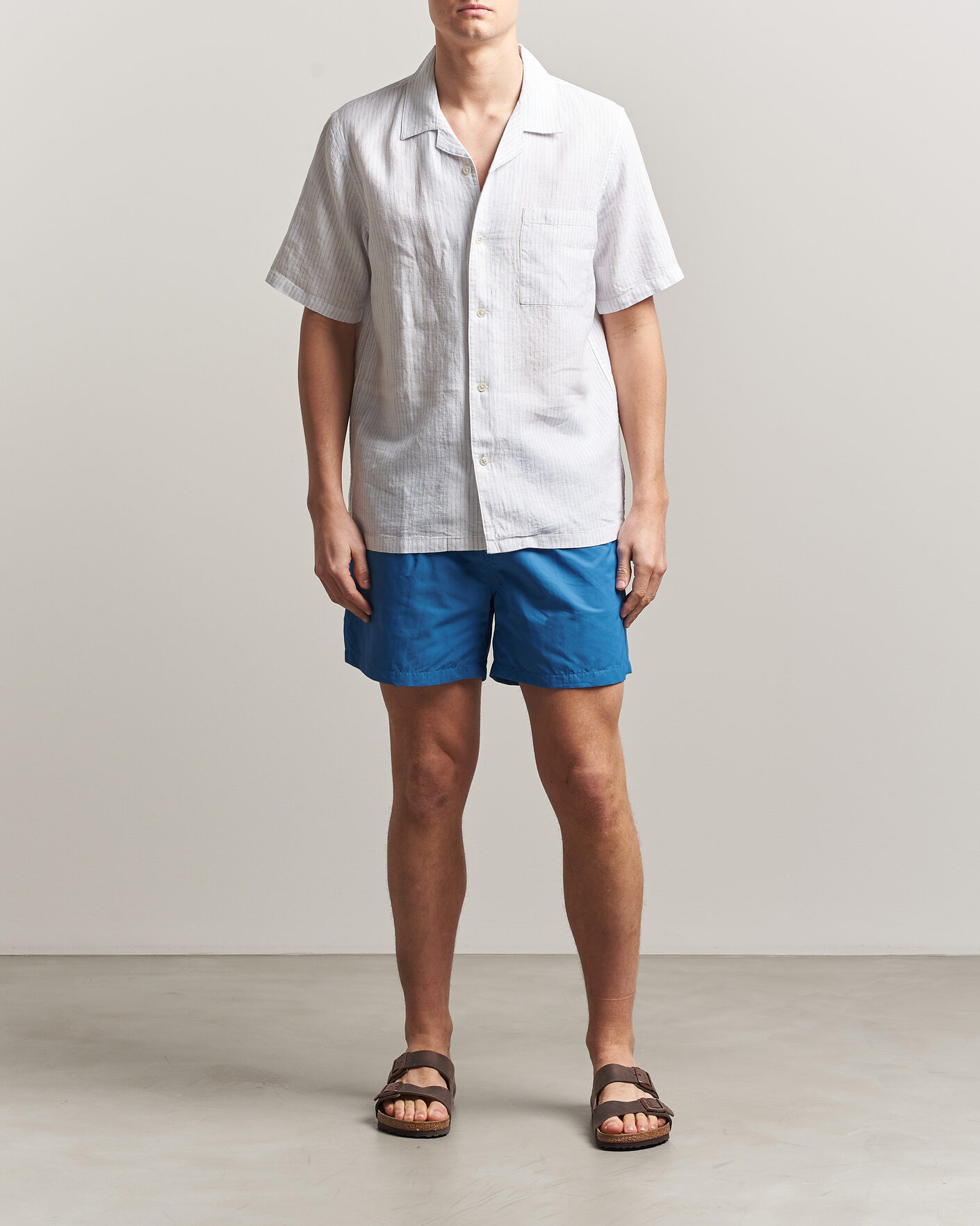 Homme | Maillots De Bain | Colorful Standard | Classic Organic Swim Shorts Pacific Blue