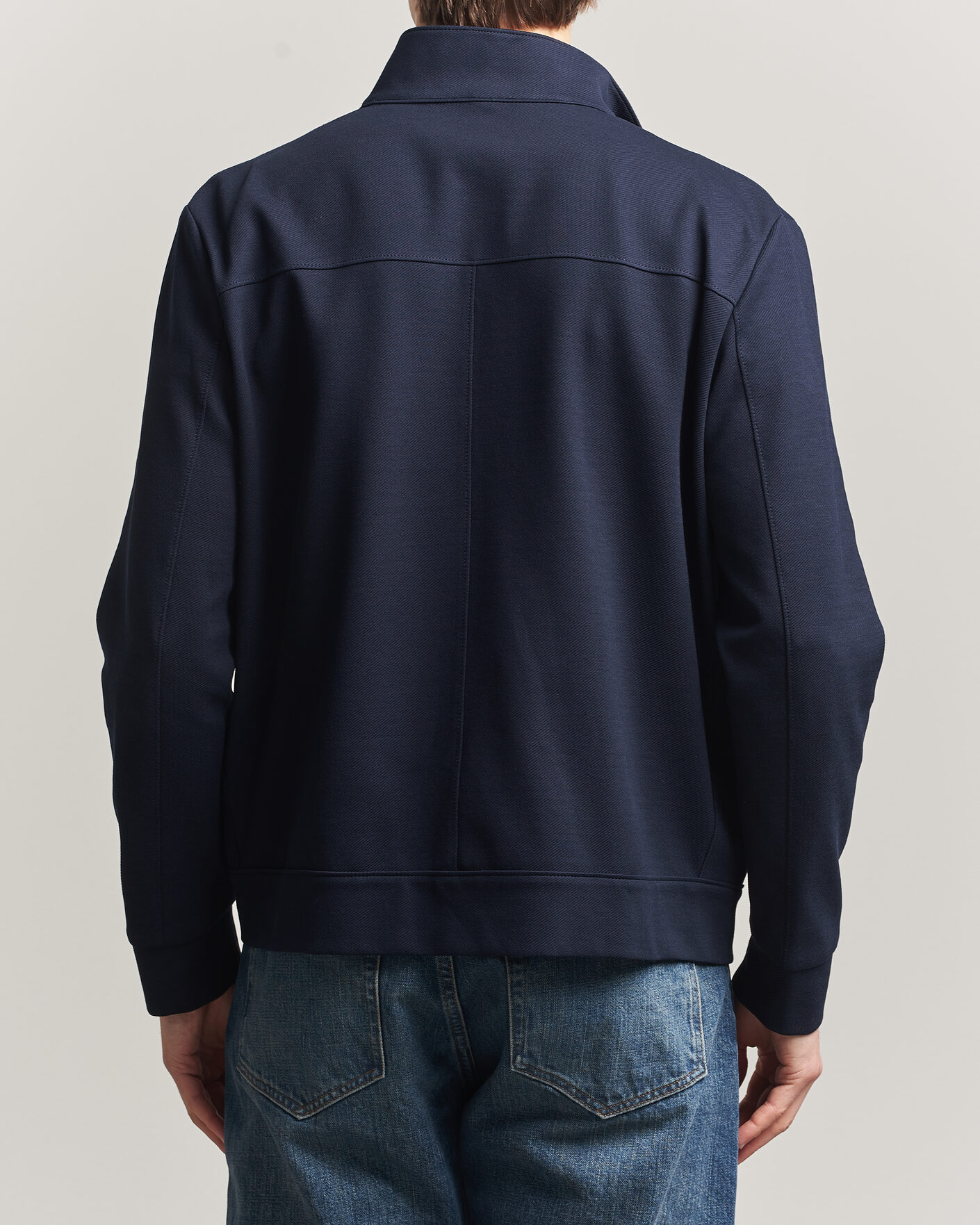 Homme | Manteaux Et Vestes | Harris Wharf London | Loro Piana Cavalry Twill Harrington Jacket Navy Blue