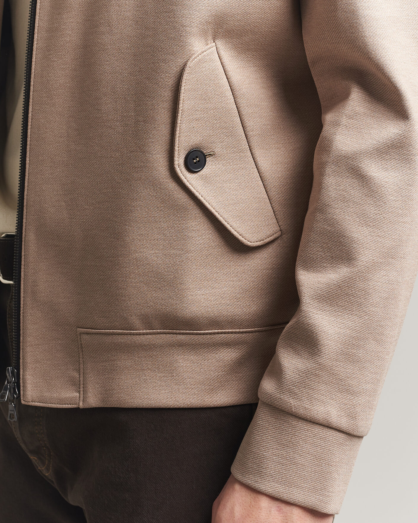 Homme | Manteaux Et Vestes | Harris Wharf London | Loro Piana Cavalry Twill Harrington Jacket Oat
