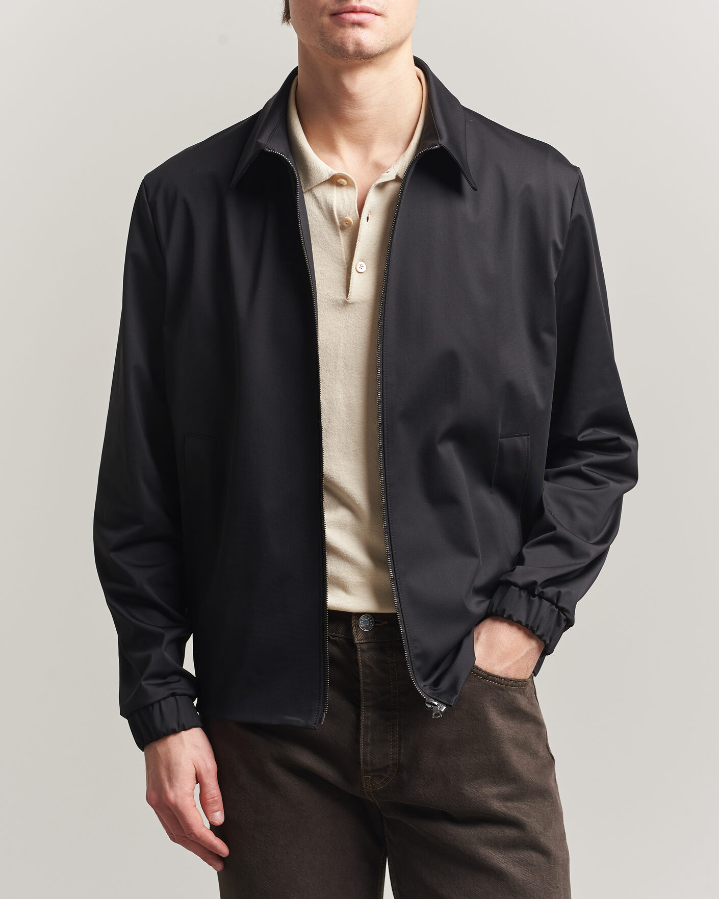 Homme | Manteaux Et Vestes | Harris Wharf London | Light Technic Short Jacket Black
