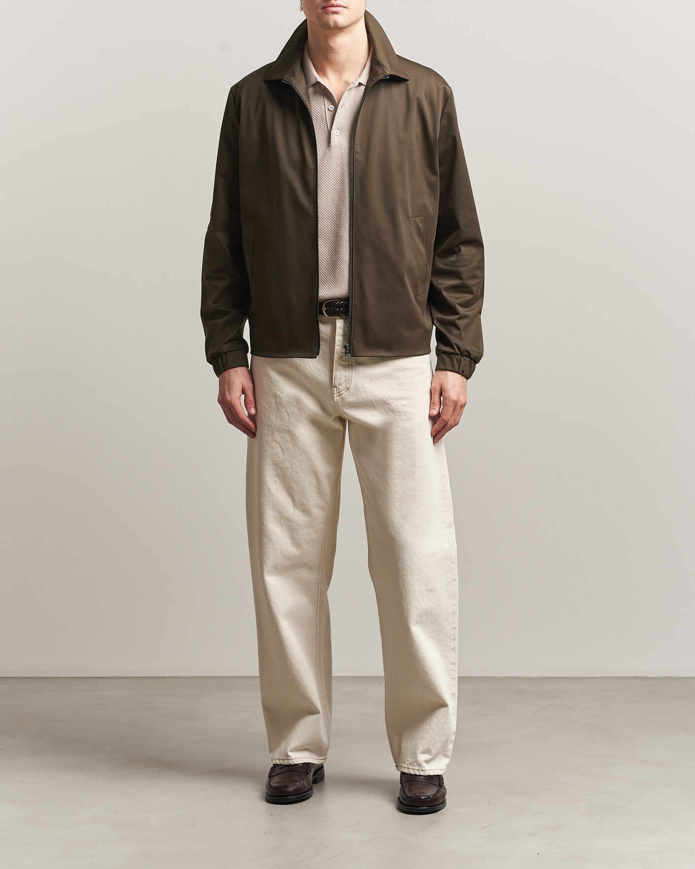 Homme | Manteaux Et Vestes | Harris Wharf London | Light Technic Short Jacket Dark Brown
