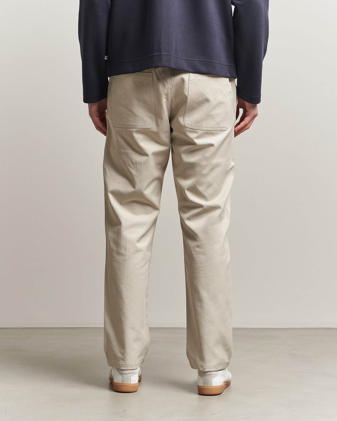 Homme | Pantalons | Samsøe Samsøe | Jabari Cotton Drawstring Trousers Moonstruck