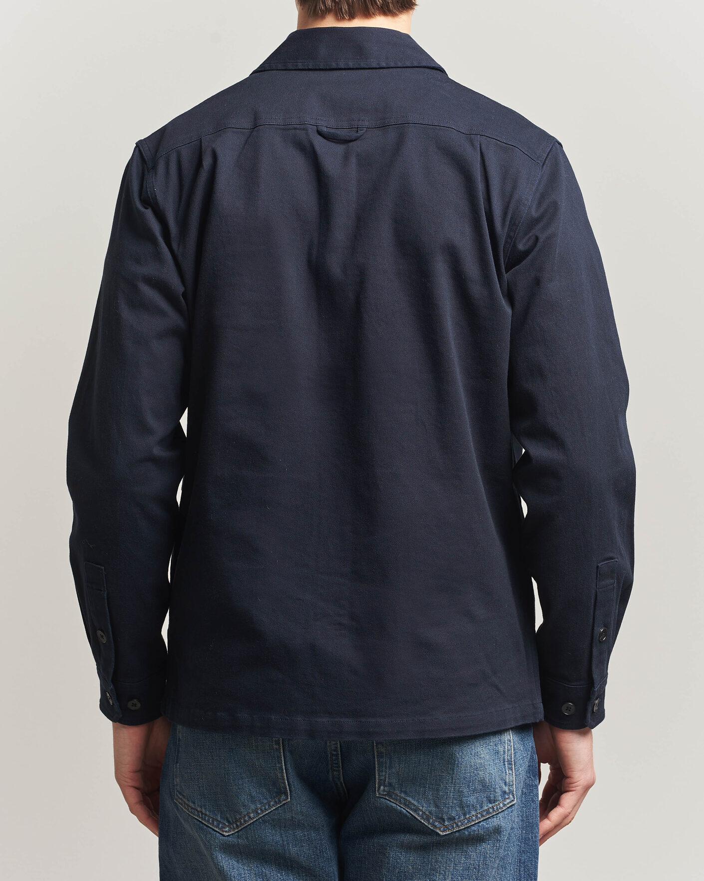 Homme | Chemises | Samsøe Samsøe | Taka Cotton Overshirt Salute Navy