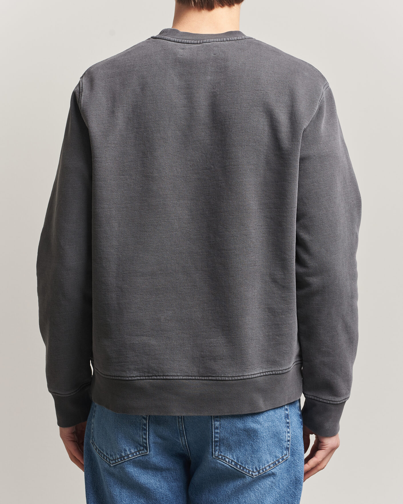 Homme | Pulls Et Tricots | Samsøe Samsøe | Joel Washed Organic Cotton Sweatshirt Black