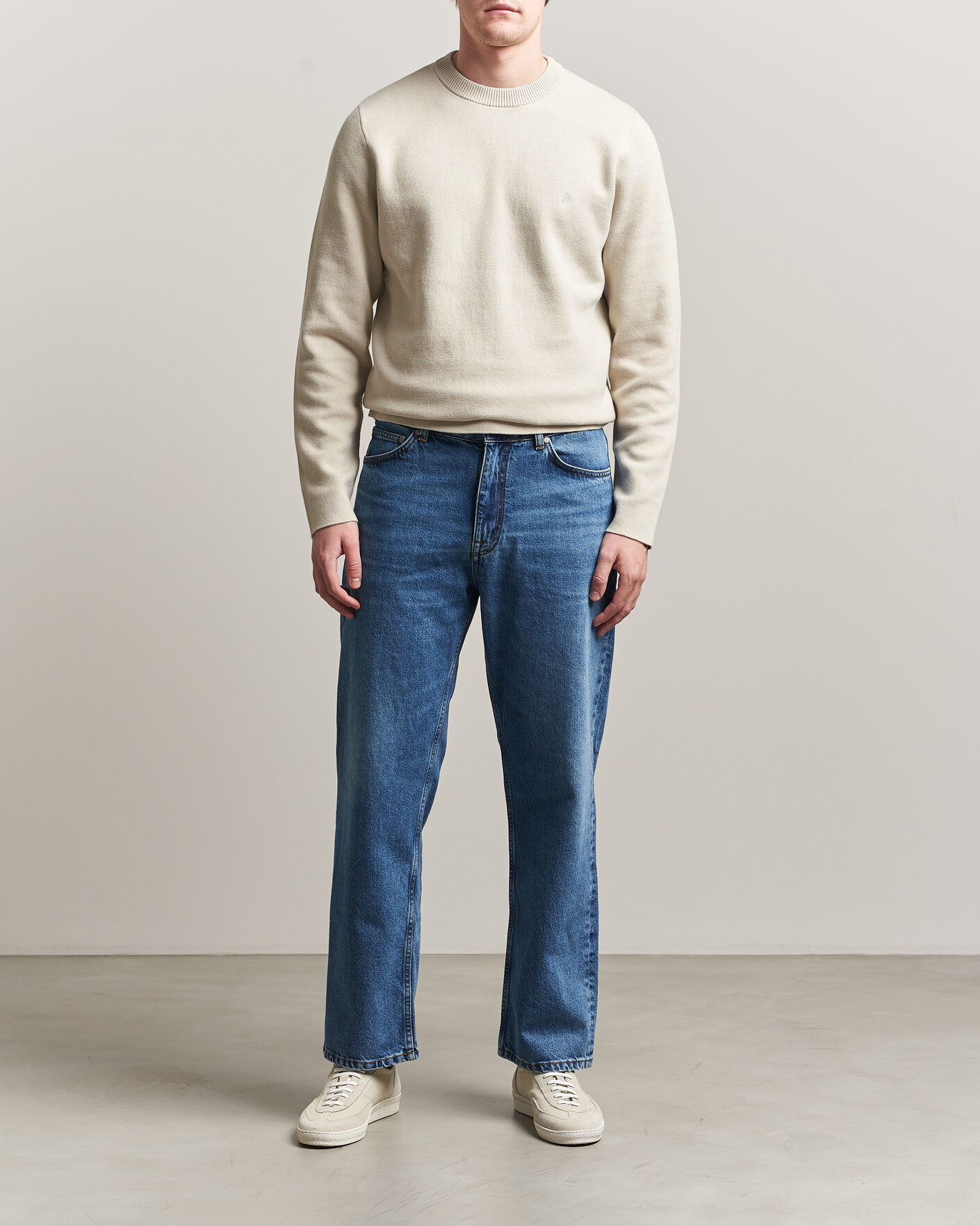 Homme | Pulls Et Tricots | Samsøe Samsøe | Niklas Crew Neck Sweater Moonstruck