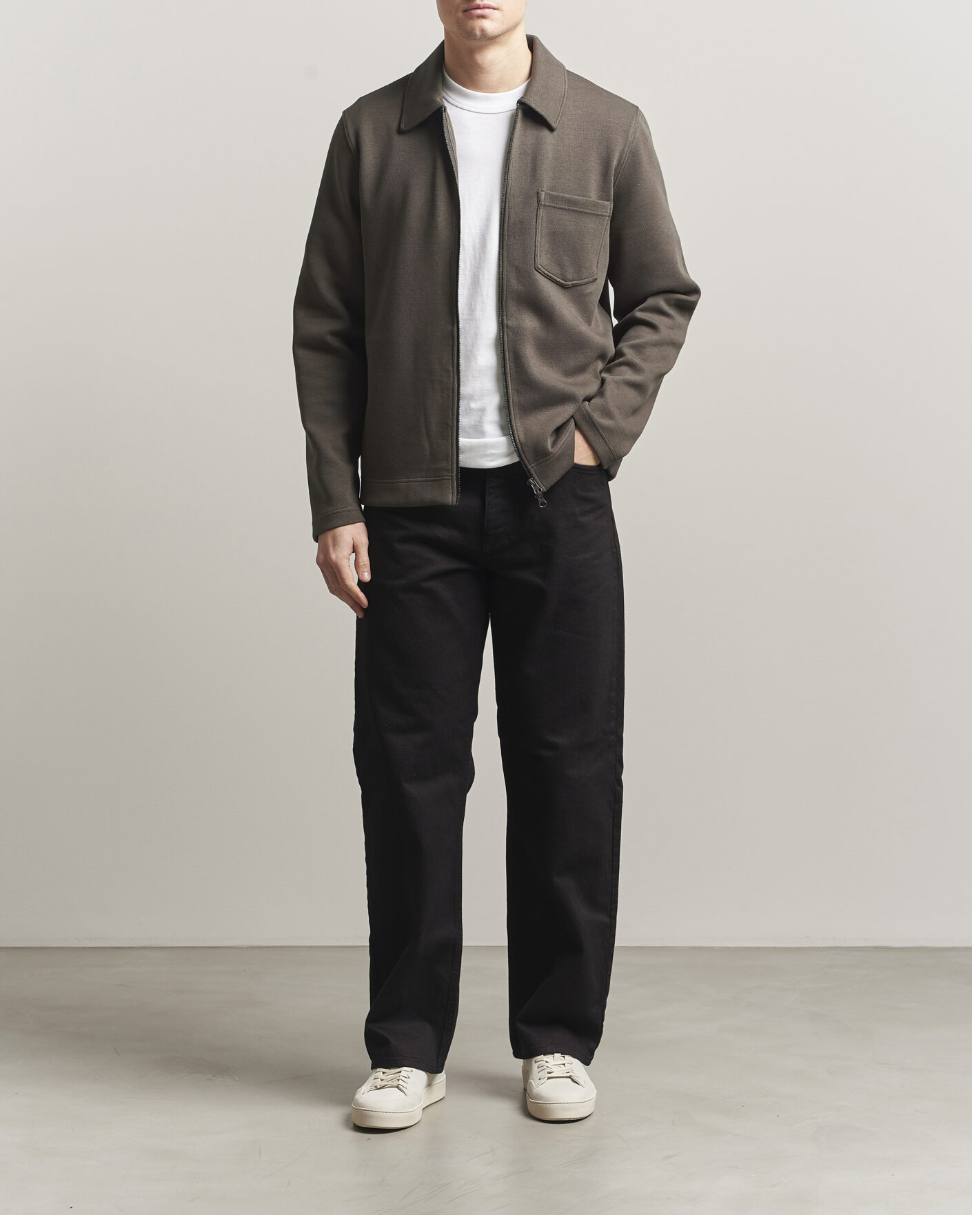 Homme | Pulls Et Tricots | Samsøe Samsøe | Hannes Full Zip Black Olive