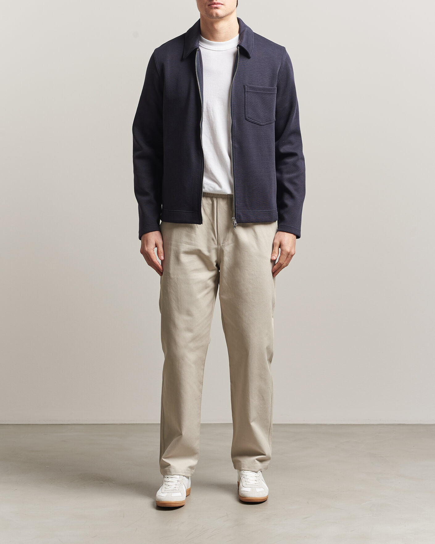 Homme | Pulls Et Tricots | Samsøe Samsøe | Hannes Full Zip Salute Navy