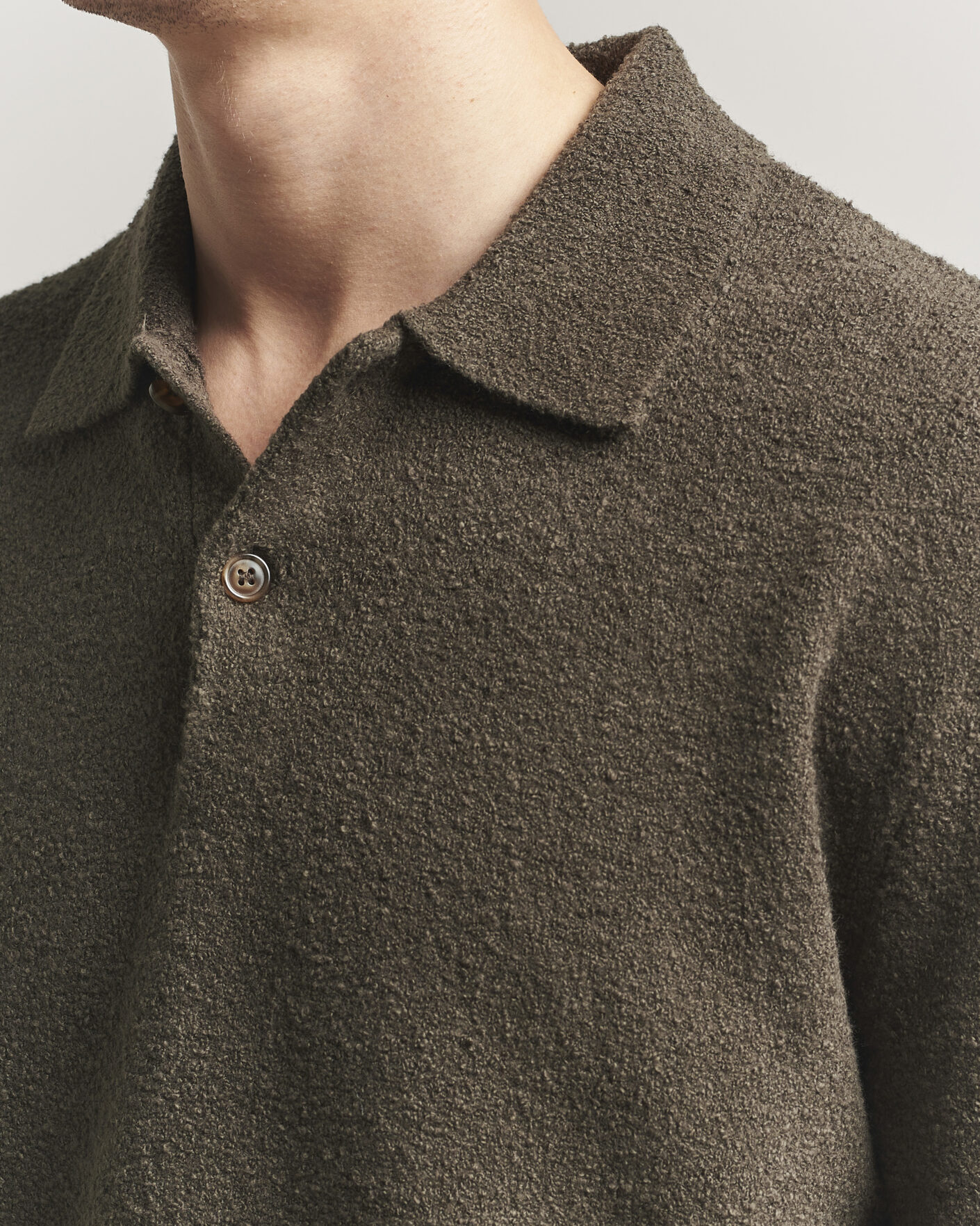 Homme | Pulls Et Tricots | Samsøe Samsøe | Nino Knitted Polo Black Olive