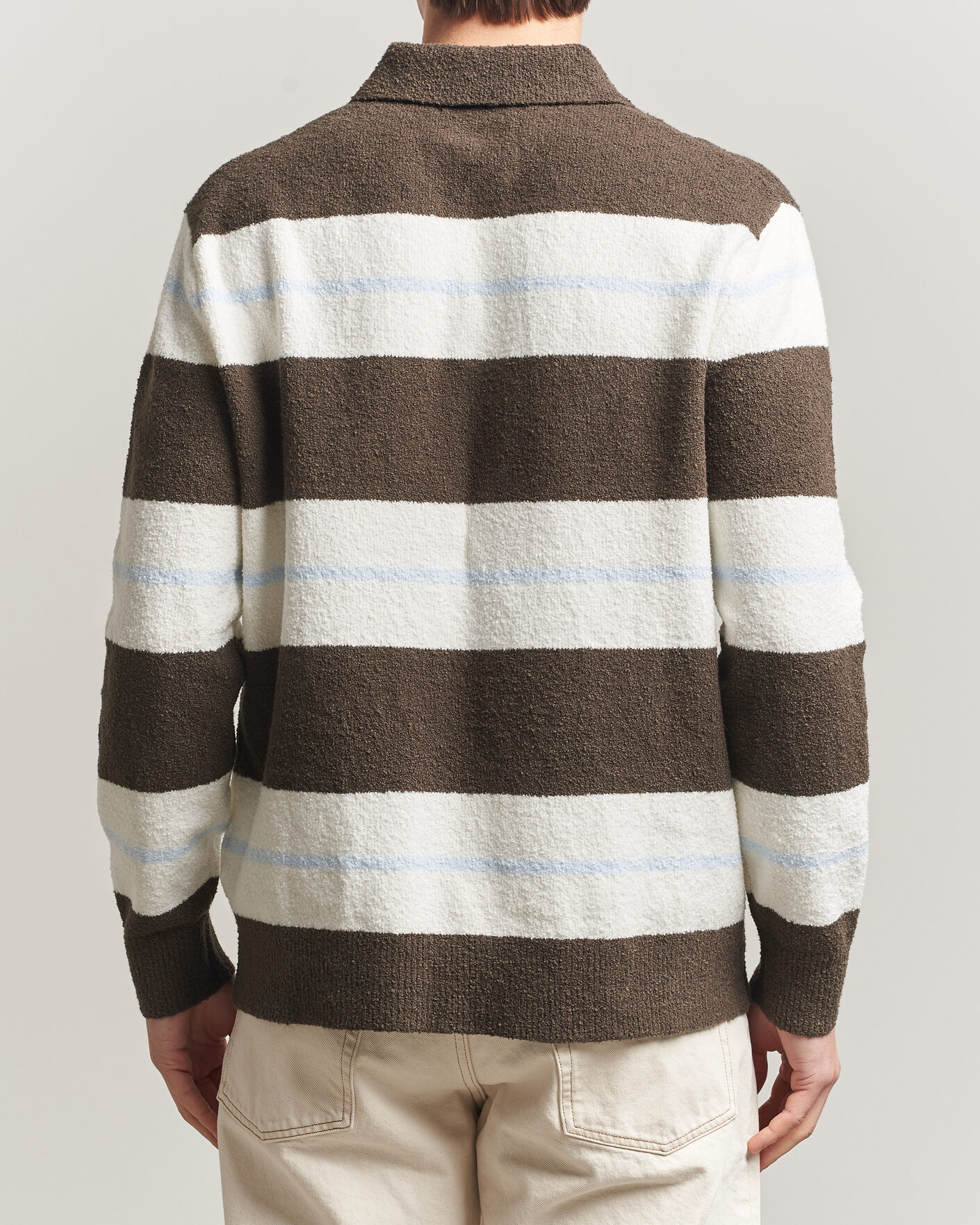 Homme | Pulls Et Tricots | Samsøe Samsøe | Nino Knitted Polo Black Olive/White