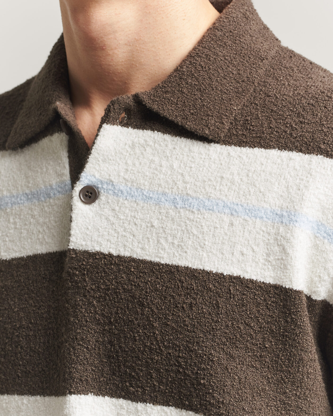 Homme | Pulls Et Tricots | Samsøe Samsøe | Nino Knitted Polo Black Olive/White