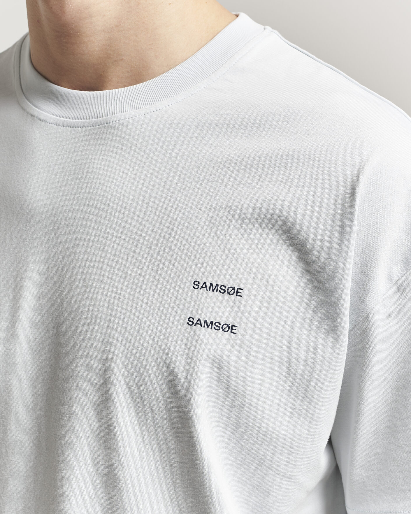 Homme | T-shirts | Samsøe Samsøe | Joel Organic Cotton T-Shirt Skywriting
