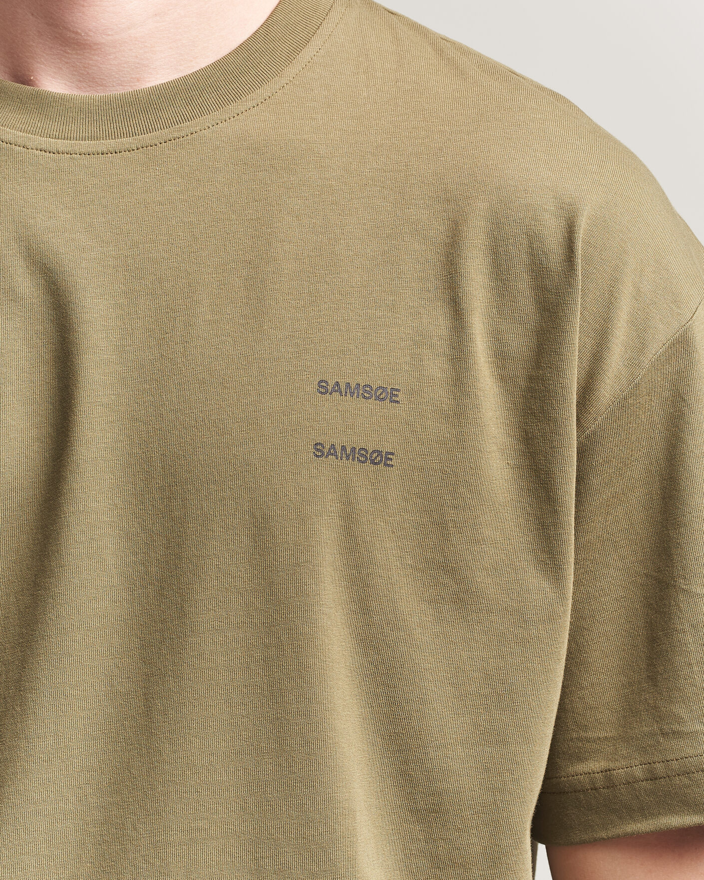 Homme | T-shirts | Samsøe Samsøe | Joel Organic Cotton T-Shirt Burnt Olive