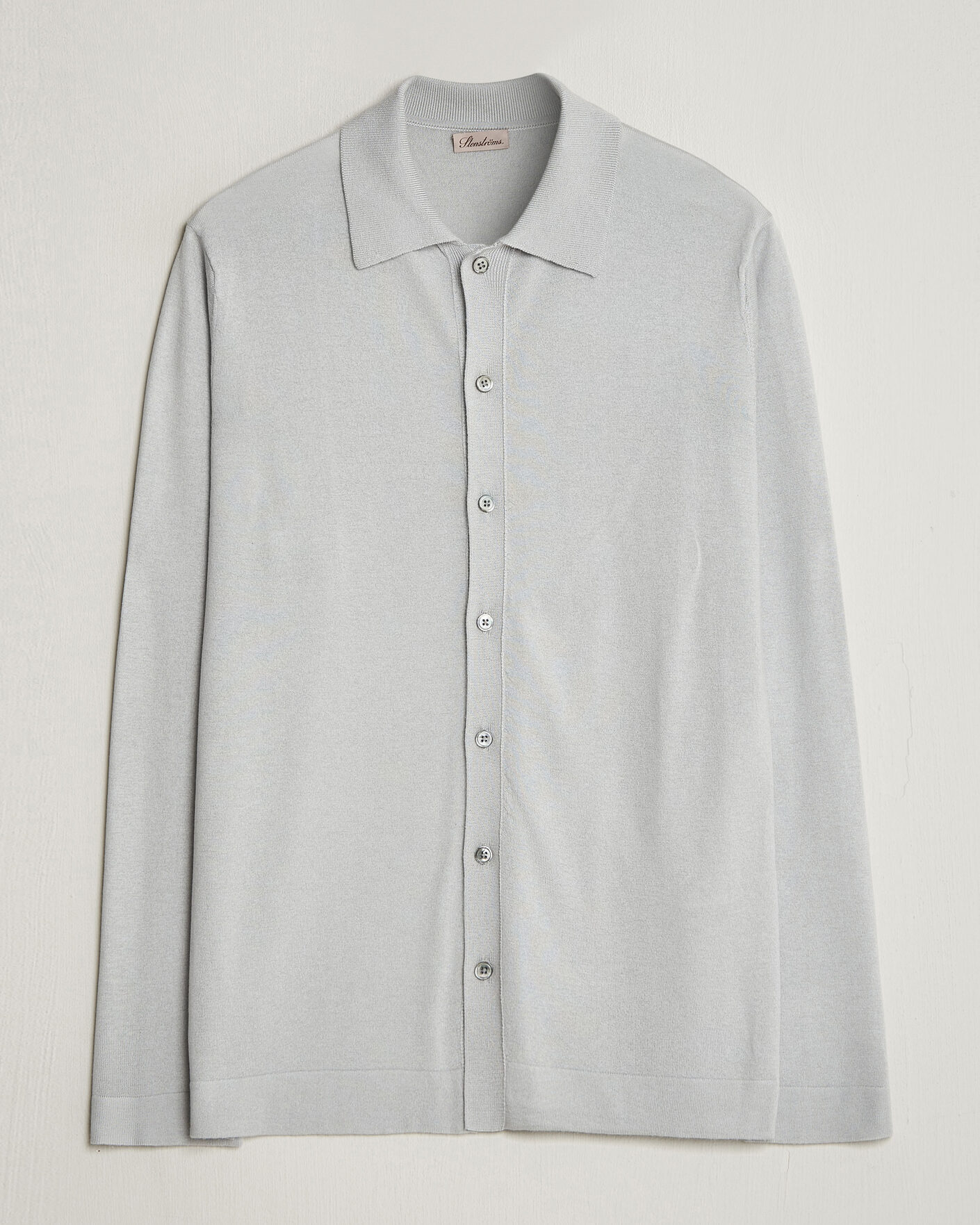 Homme | Pulls Et Tricots | Stenströms | Silk/Cashmere Cardigan Light Grey