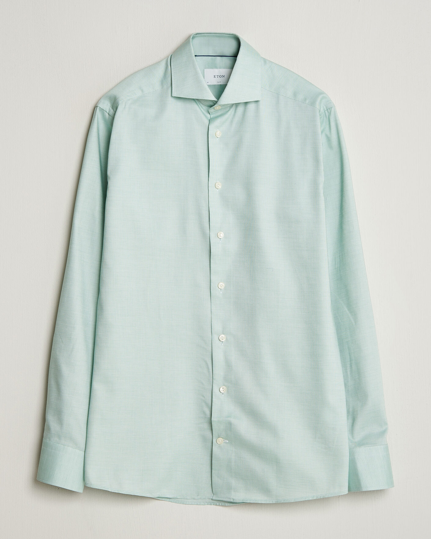Homme | Chemises | Eton | Slim Fit Signature Oxford Shirt Mid Green