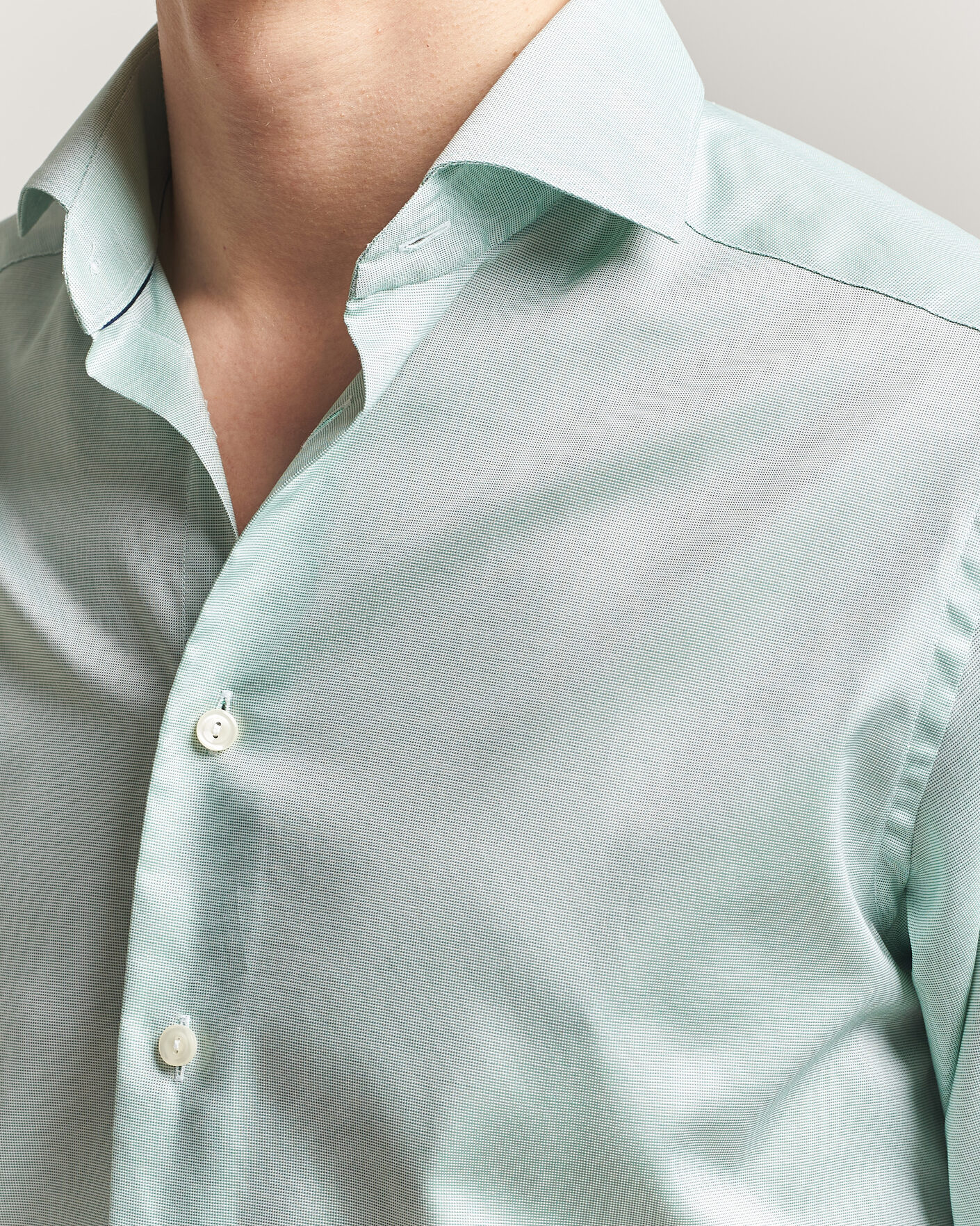 Homme | Chemises | Eton | Slim Fit Signature Oxford Shirt Mid Green