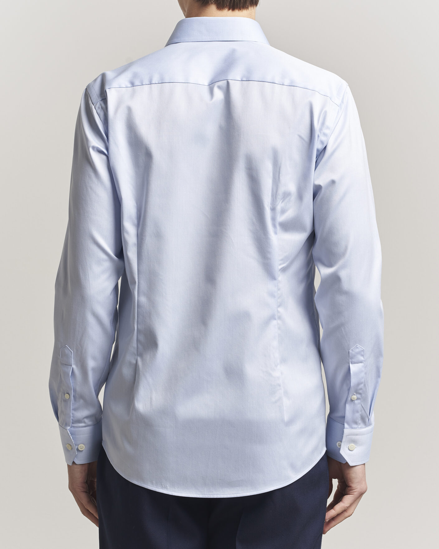 Homme | Chemises | Eton | Slim Fit Signature Twill Contrast Shirt Light Blue